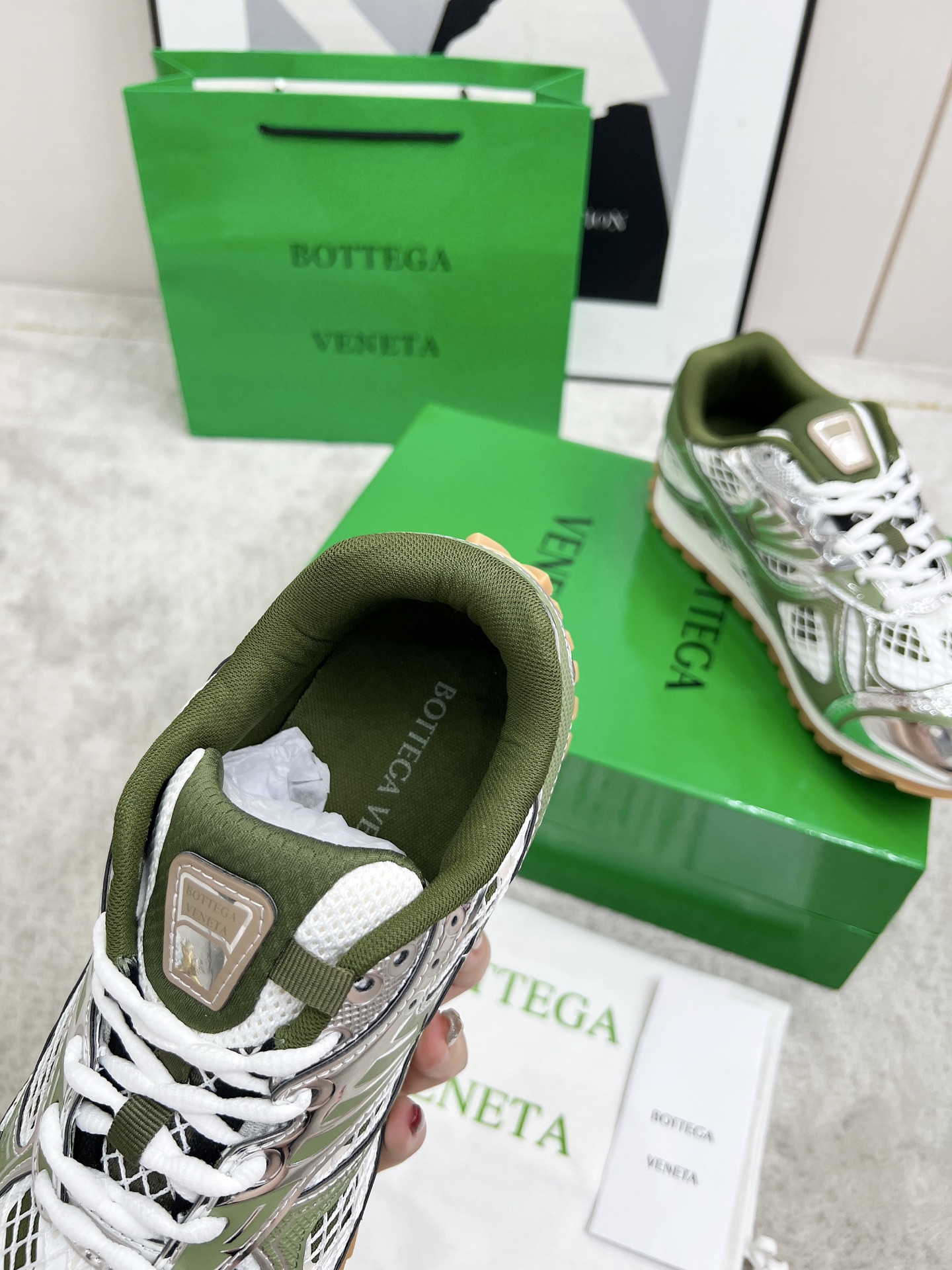 Bottega Veneta Male Sneakers Mesh 45-s