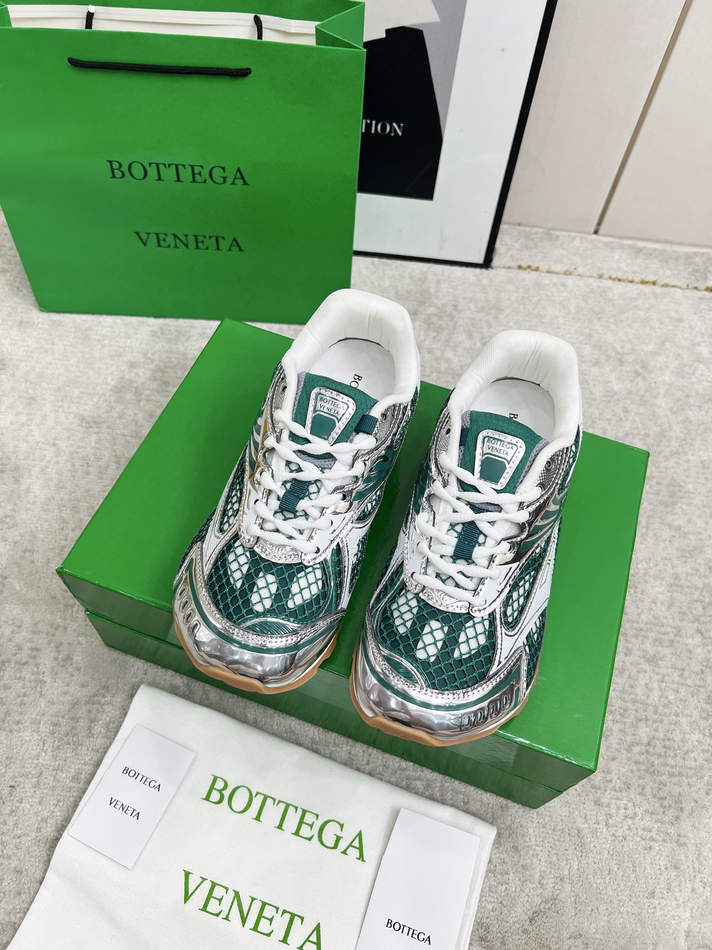 Bottega Veneta Male Sneakers Mesh 45-s