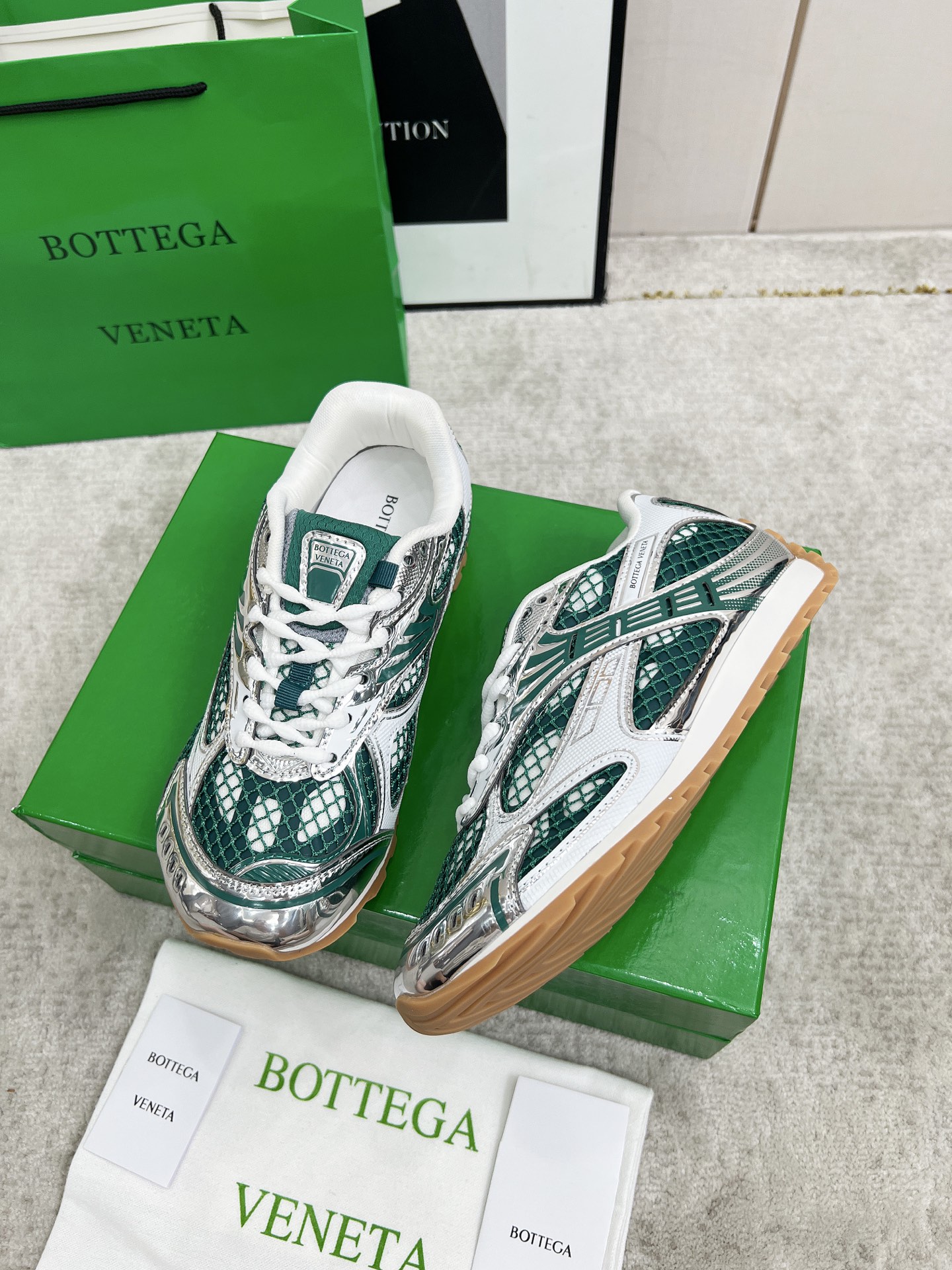 Bottega Veneta Male Sneakers Mesh 45-s