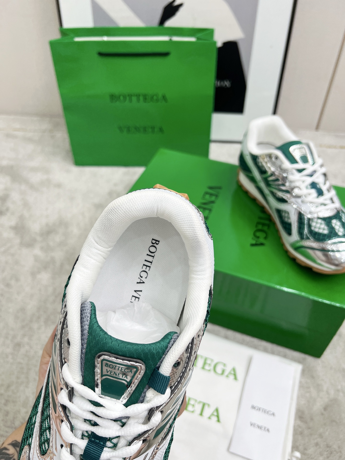Bottega Veneta Male Sneakers Mesh 45-s