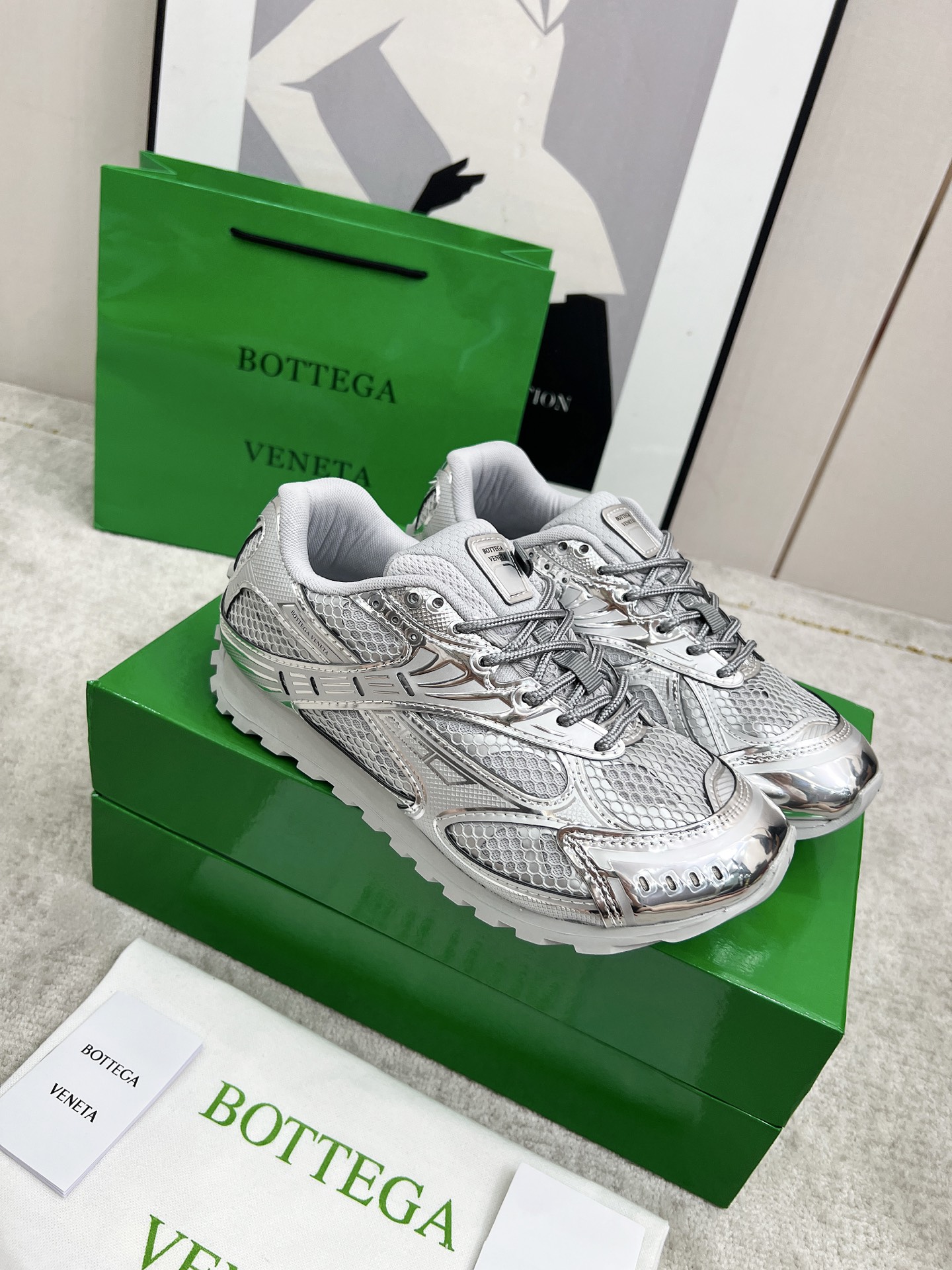 Bottega Veneta Male Sneakers Mesh 45-s
