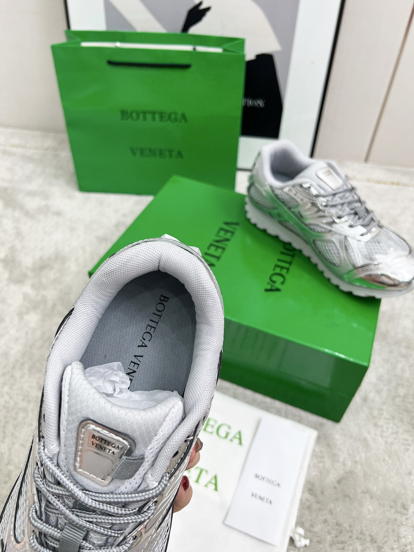 Bottega Veneta Male Sneakers Mesh 45-s