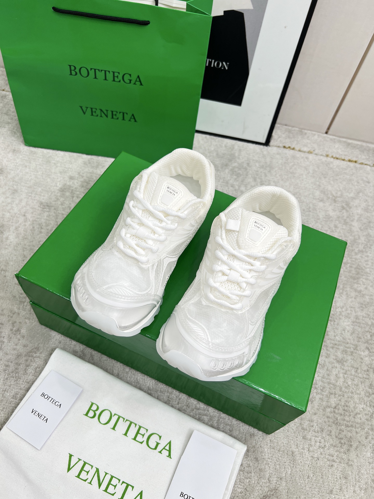 Bottega Veneta Male Sneakers Mesh 45-s