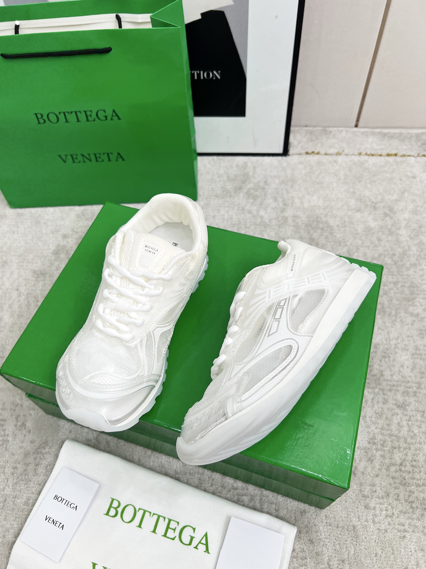 Bottega Veneta Male Sneakers Mesh 45-s