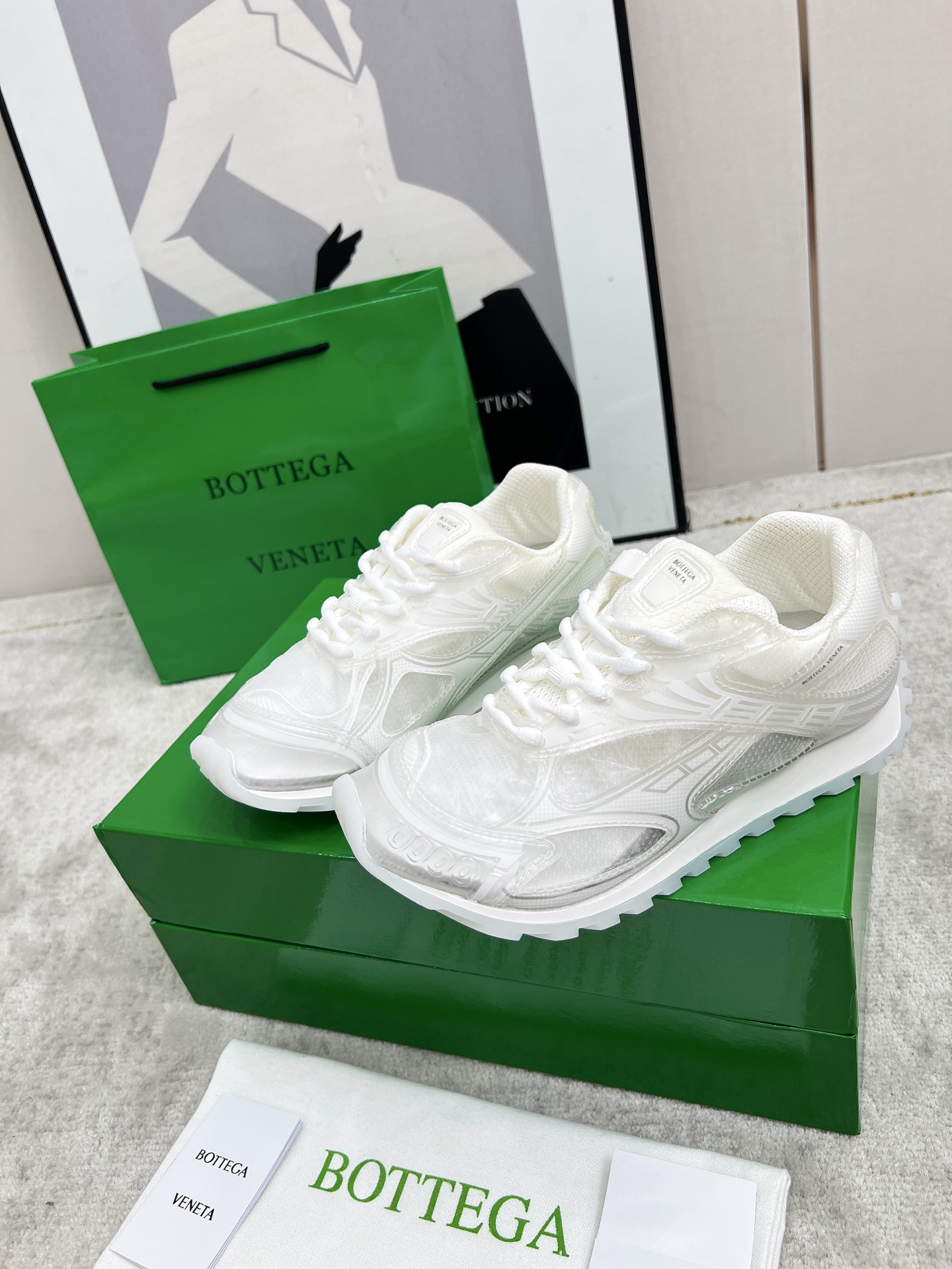 Bottega Veneta Male Sneakers Mesh 45-s