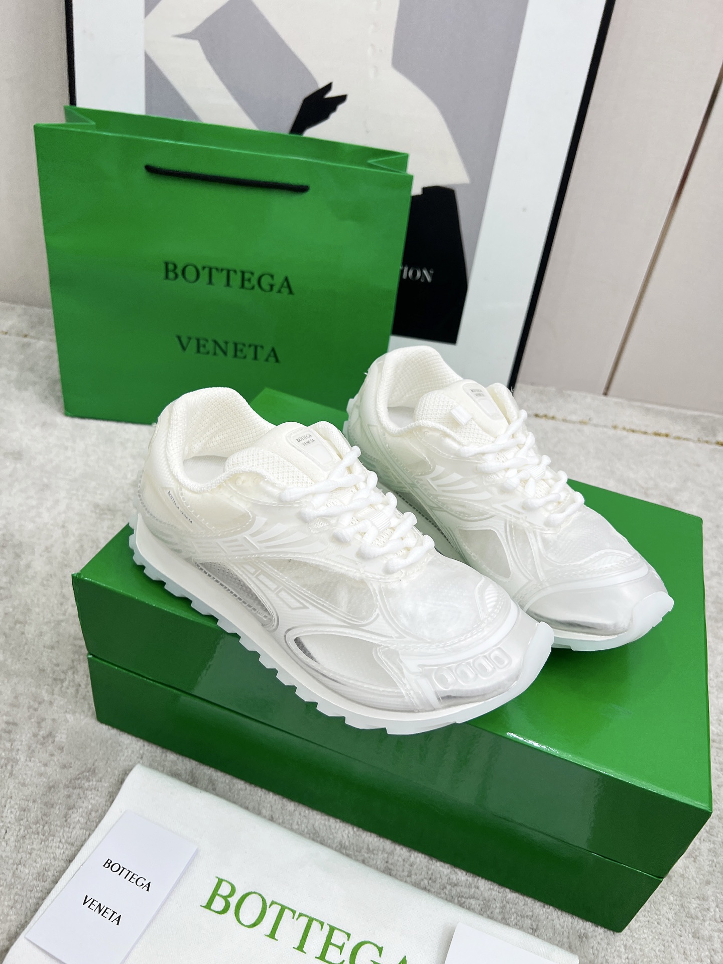 Bottega Veneta Male Sneakers Mesh 45-s