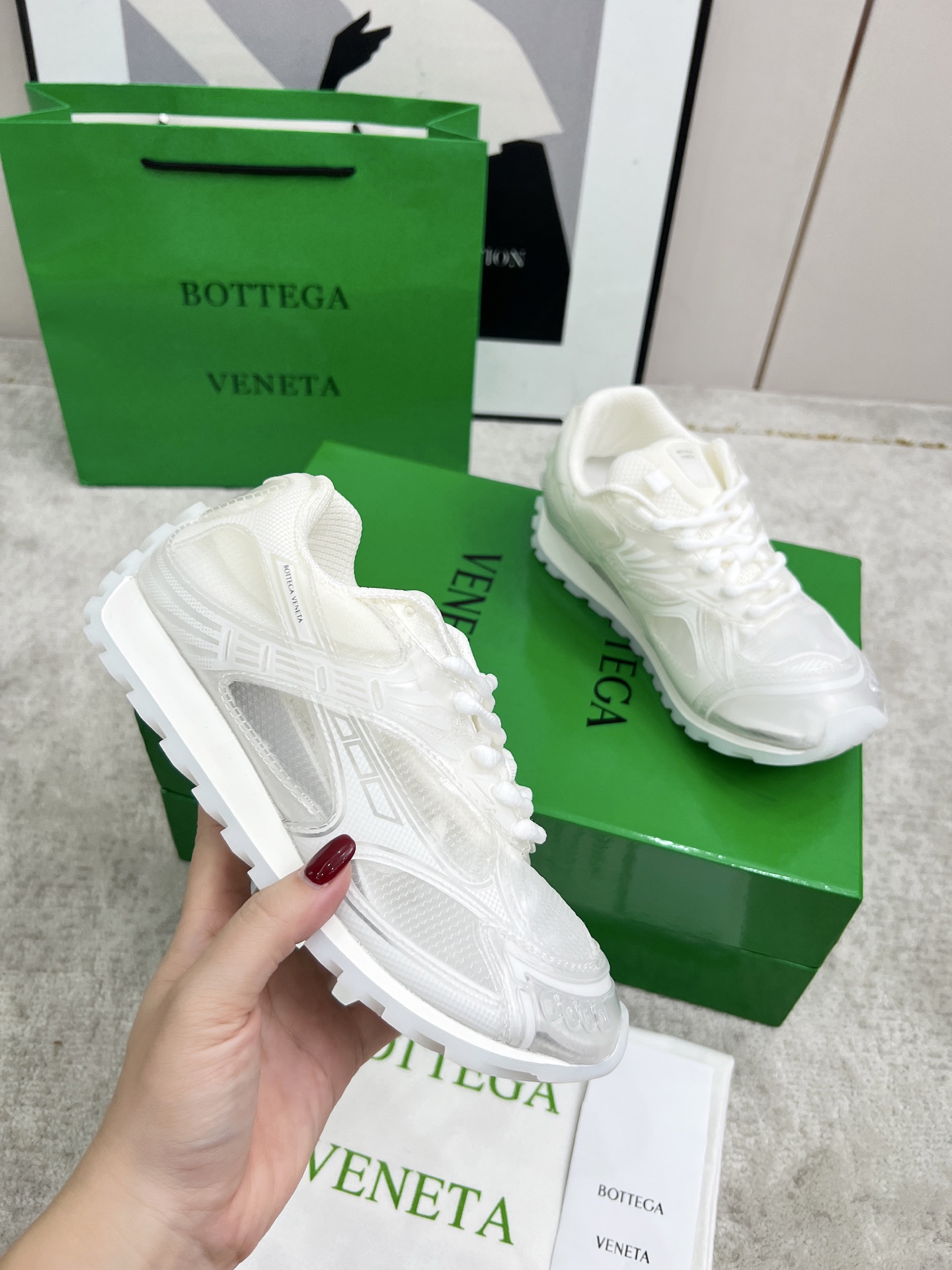Bottega Veneta Male Sneakers Mesh 45-s