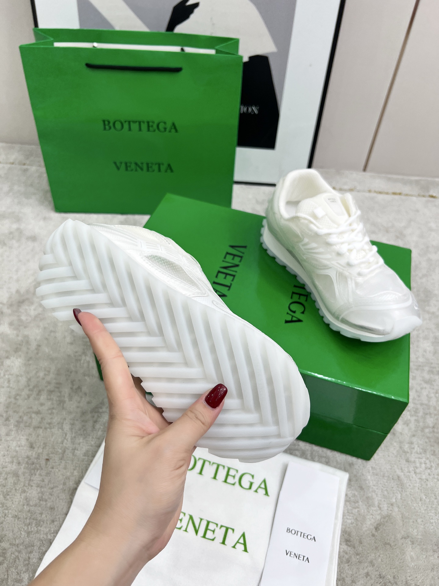 Bottega Veneta Male Sneakers Mesh 45-s