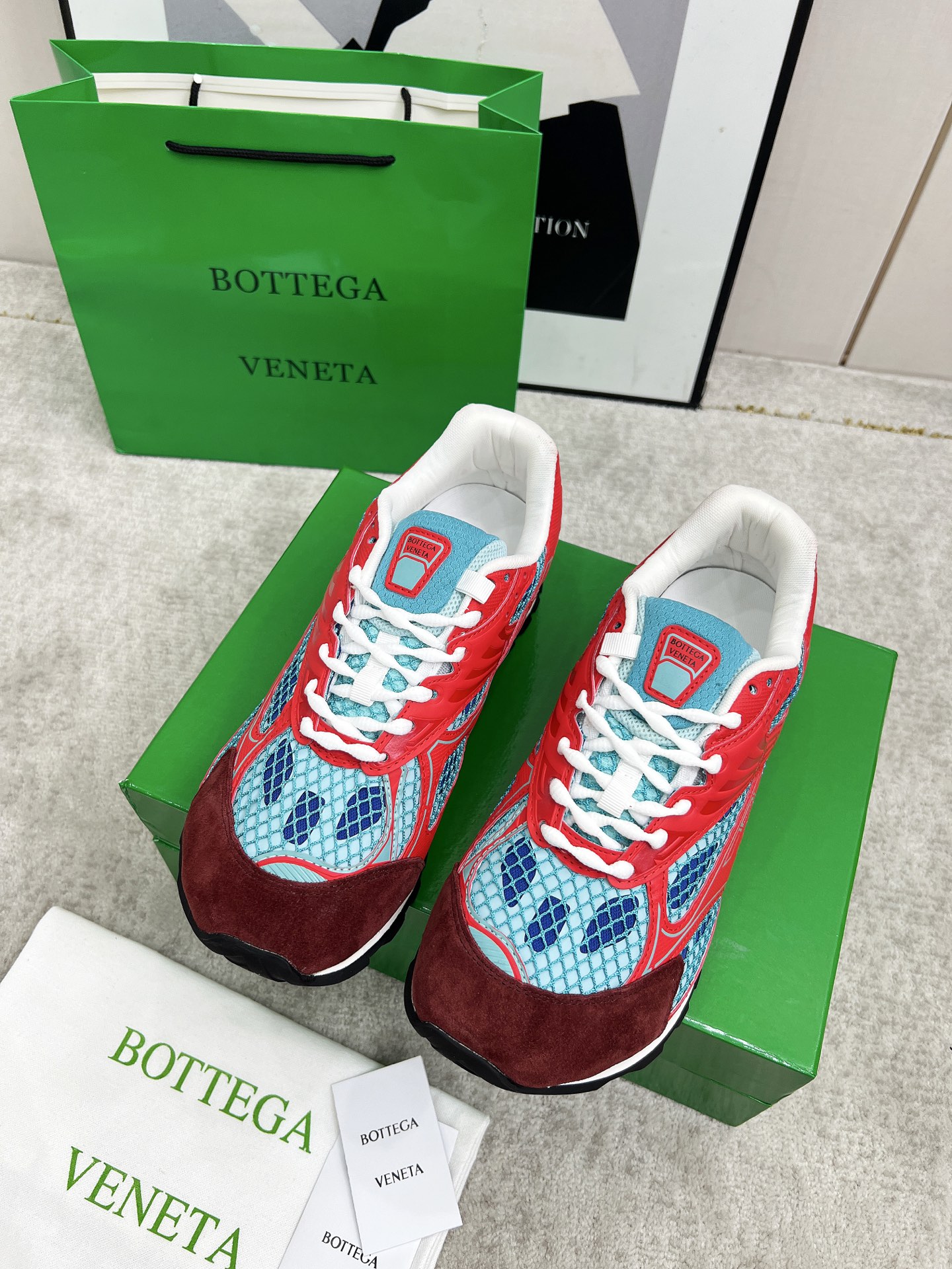 Bottega Veneta Male Sneakers Mesh 45-s