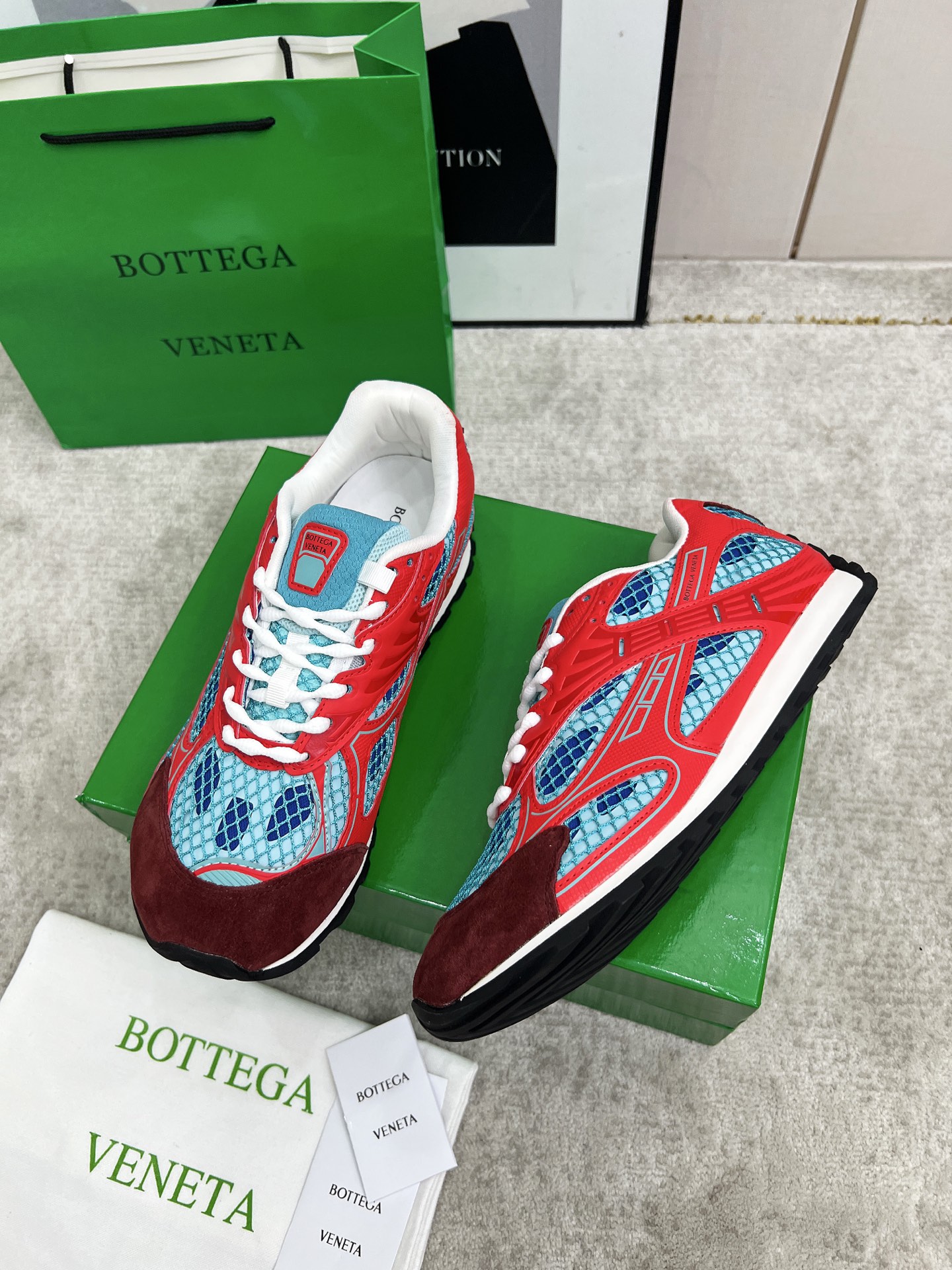 Bottega Veneta Male Sneakers Mesh 45-s