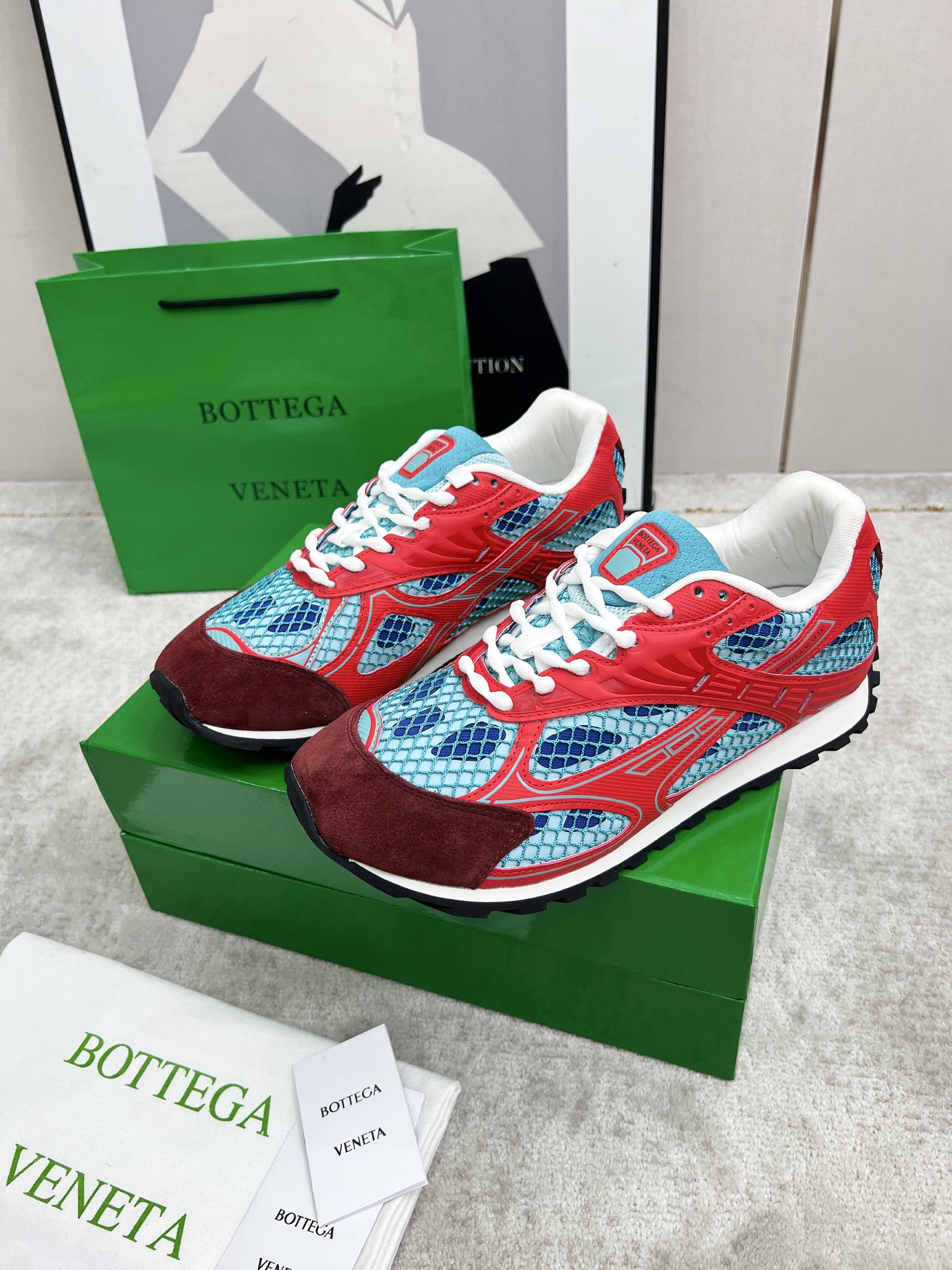 Bottega Veneta Male Sneakers Mesh 45-s