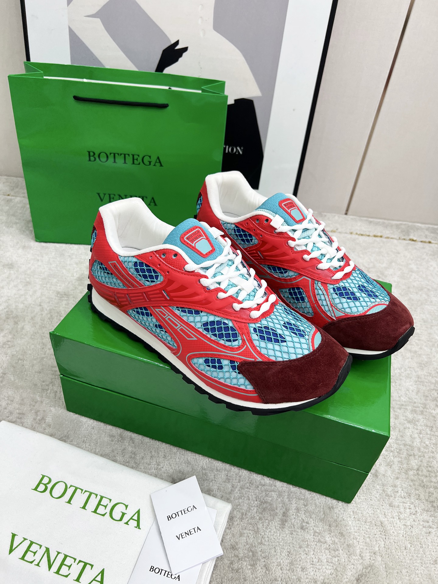 Bottega Veneta Male Sneakers Mesh 45-s