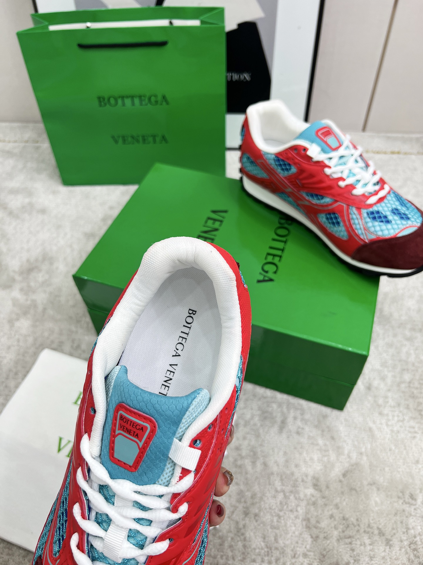 Bottega Veneta Male Sneakers Mesh 45-s
