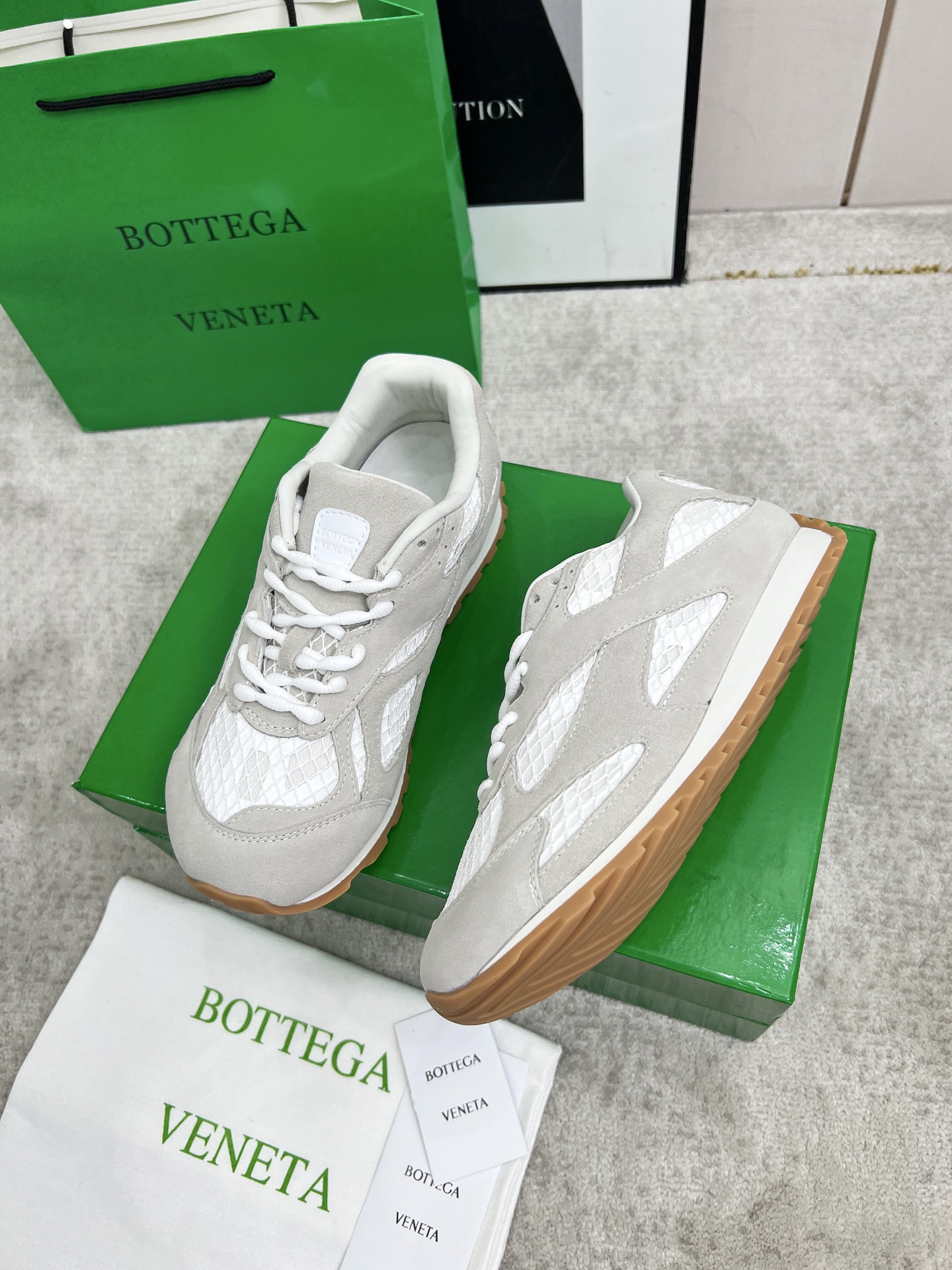 Bottega Veneta Male Sneakers Mesh 45-s