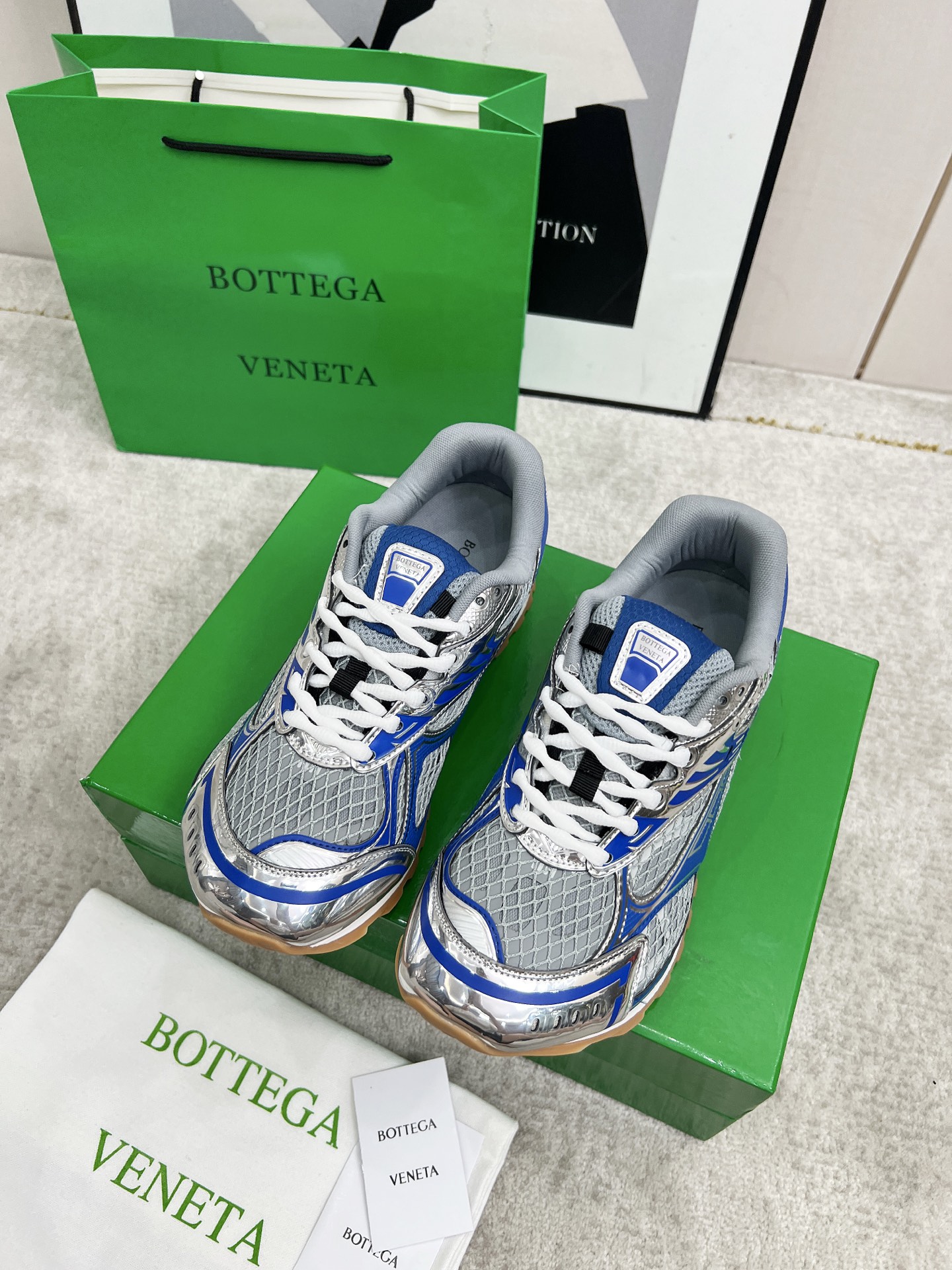 Bottega Veneta Male Sneakers Mesh 45-s