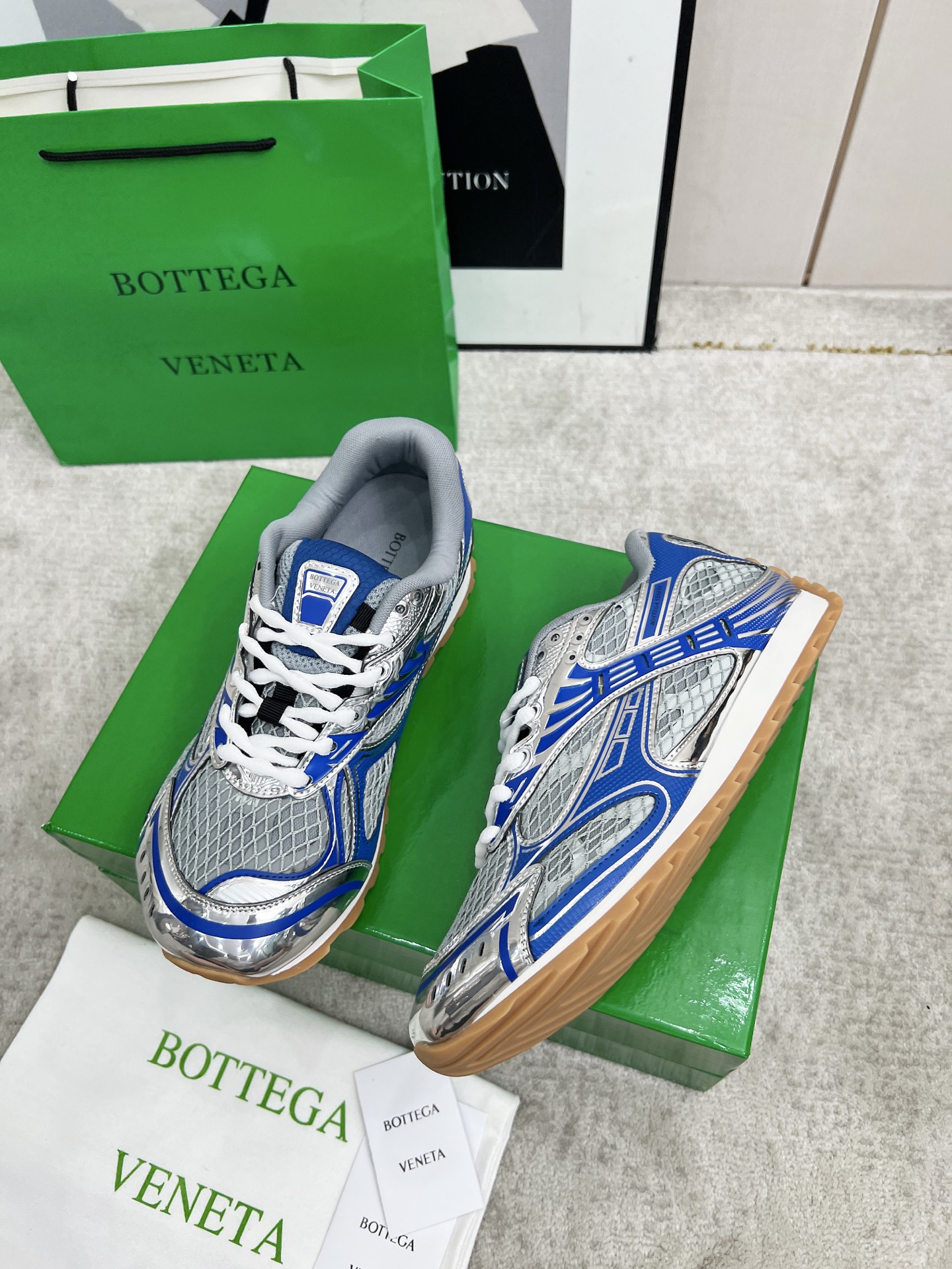 Bottega Veneta Male Sneakers Mesh 45-s
