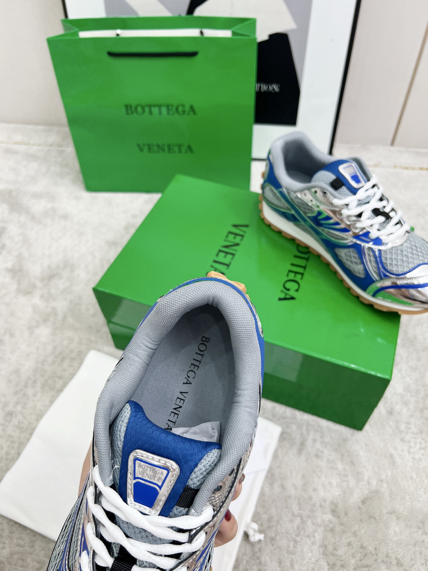 Bottega Veneta Male Sneakers Mesh 45-s