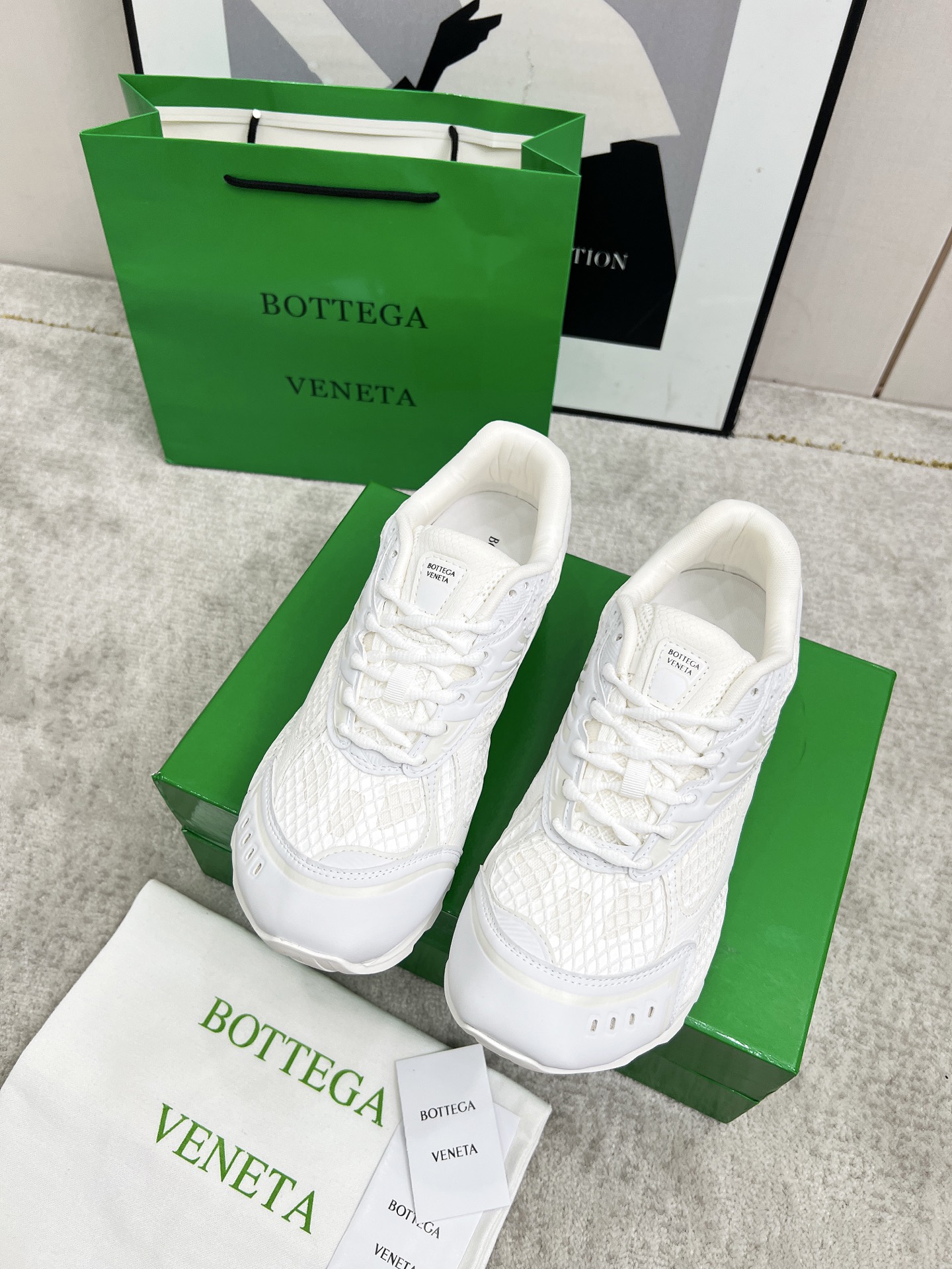 Bottega Veneta Male Sneakers Mesh 45-s