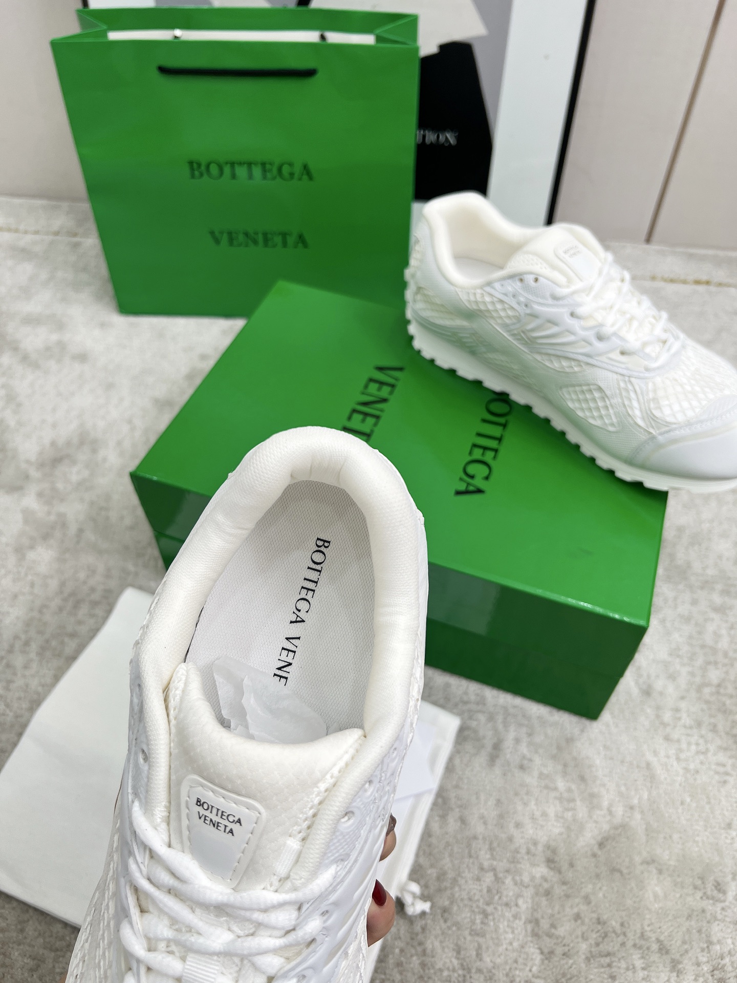 Bottega Veneta Male Sneakers Mesh 45-s