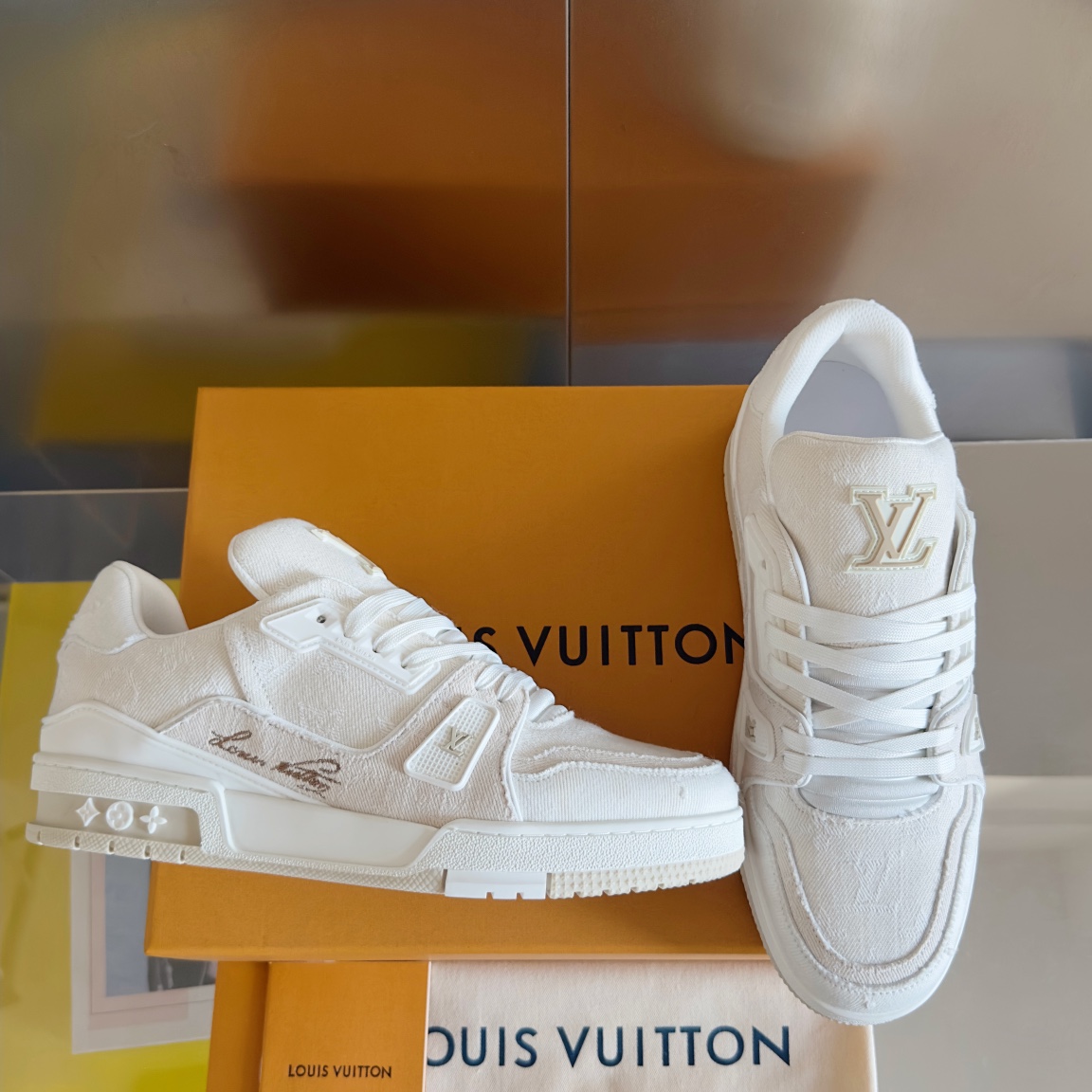 Louis Vuitton Male Board Shoes Breathable M-l-s