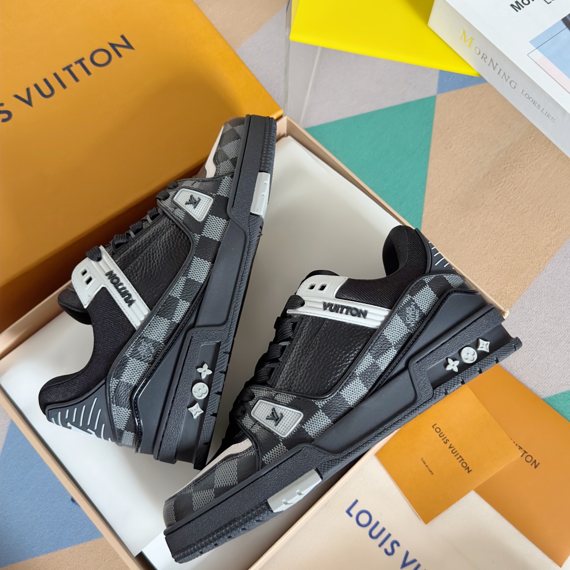 Louis Vuitton Male Board Shoes Breathable M-l-s