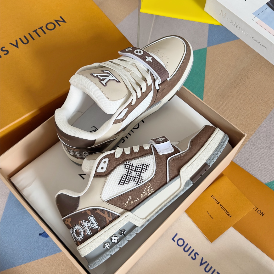 Louis Vuitton Male Board Shoes Breathable M-l-s