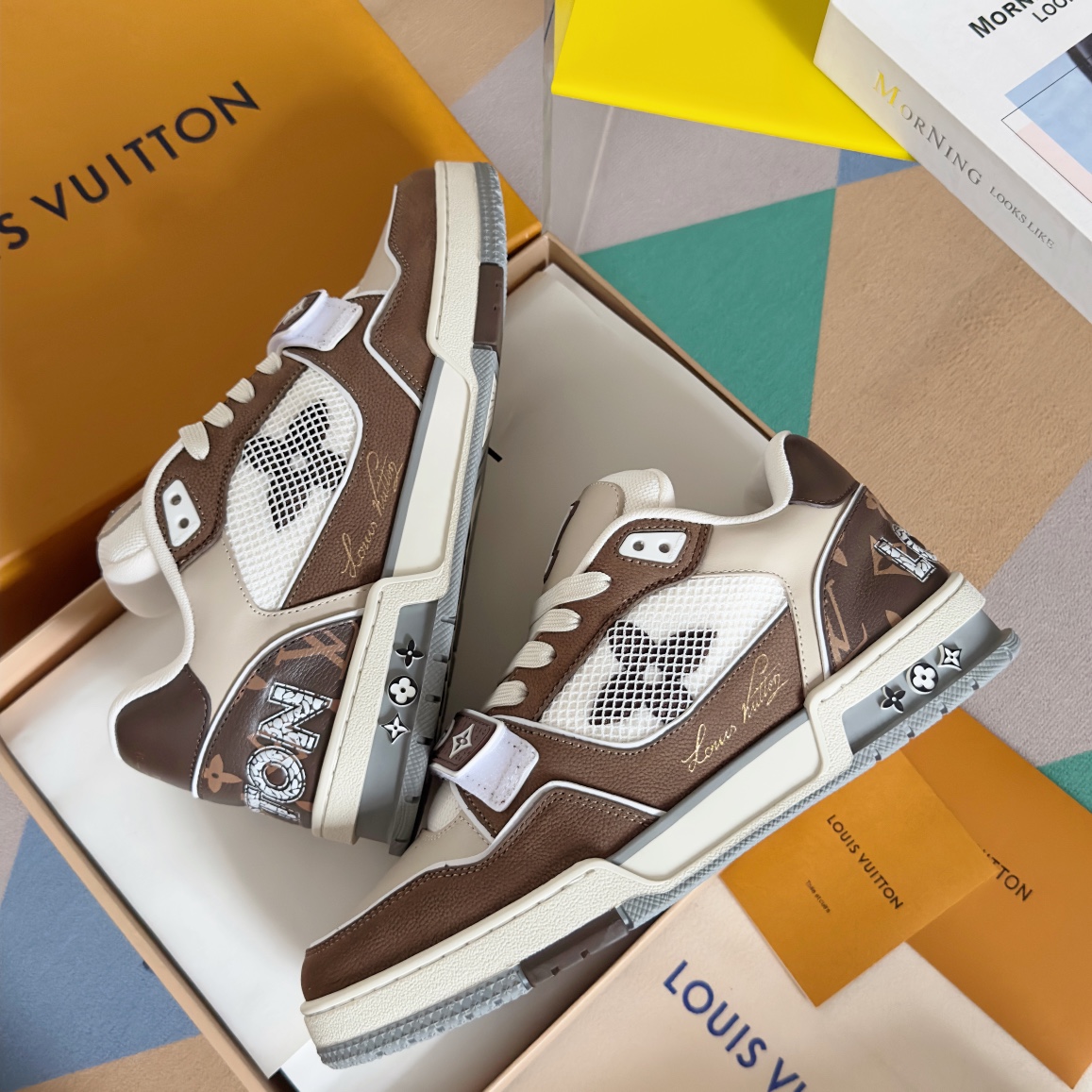 Louis Vuitton Male Board Shoes Breathable M-l-s