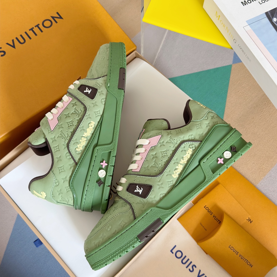 Louis Vuitton Male Board Shoes Breathable M-l-s