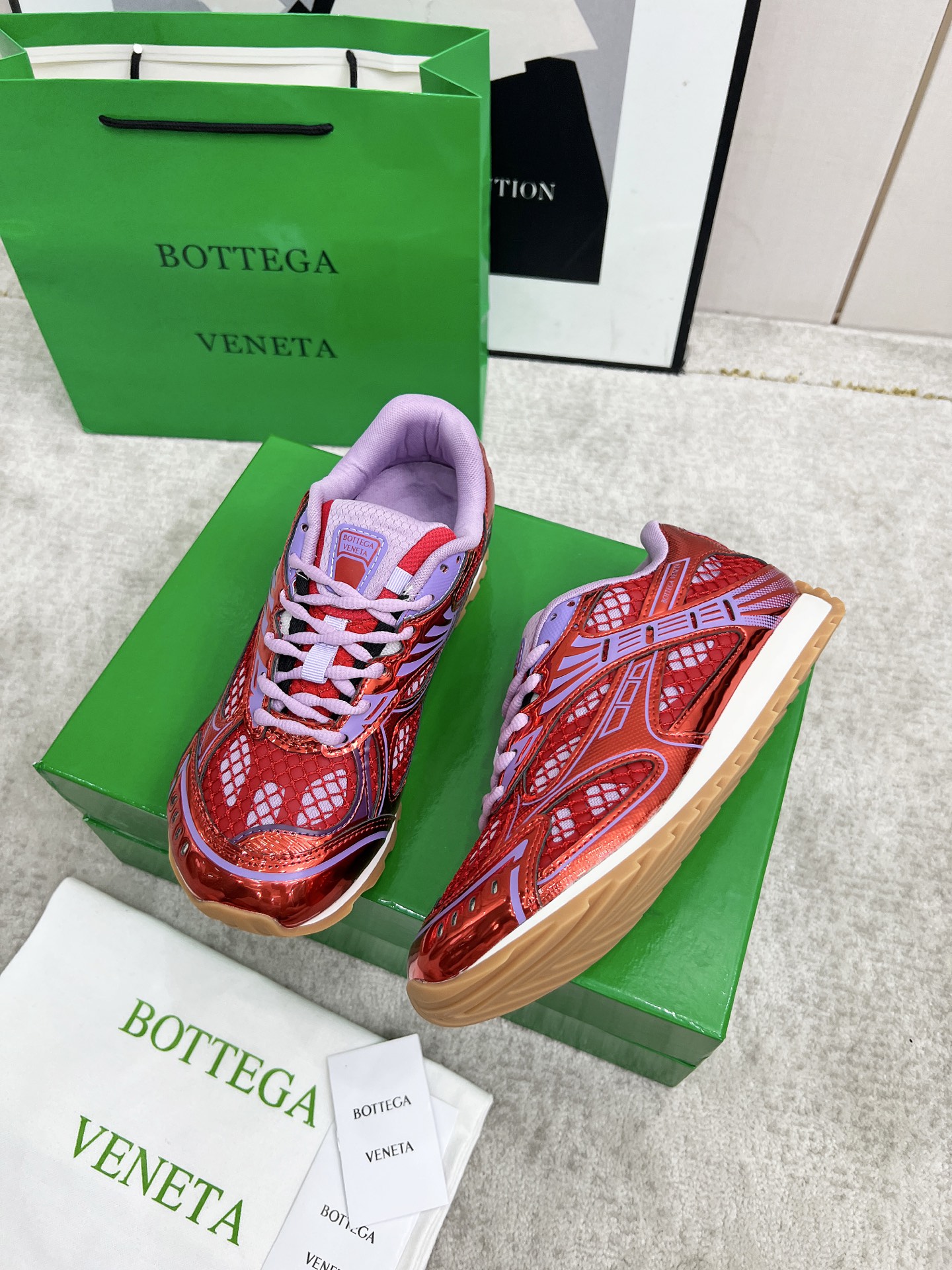Bottega Veneta Male Sneakers Mesh 45-s