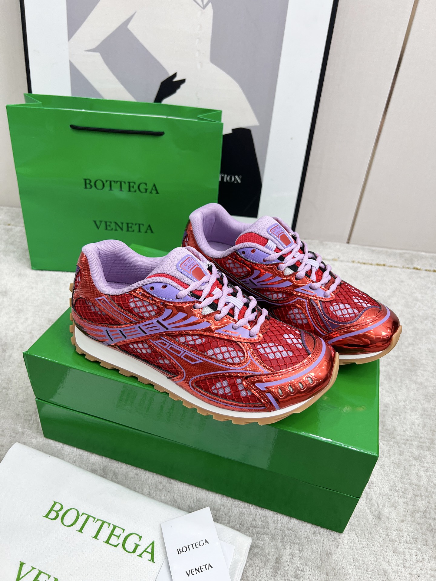 Bottega Veneta Male Sneakers Mesh 45-s