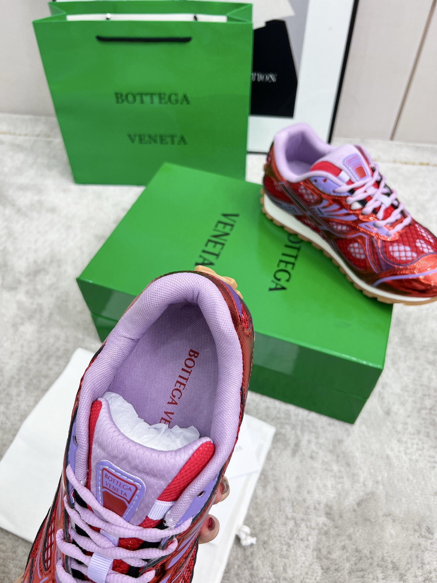 Bottega Veneta Male Sneakers Mesh 45-s