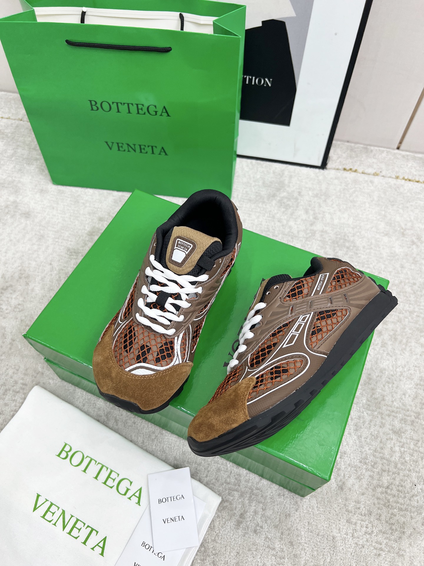 Bottega Veneta Male Sneakers Mesh 45-s