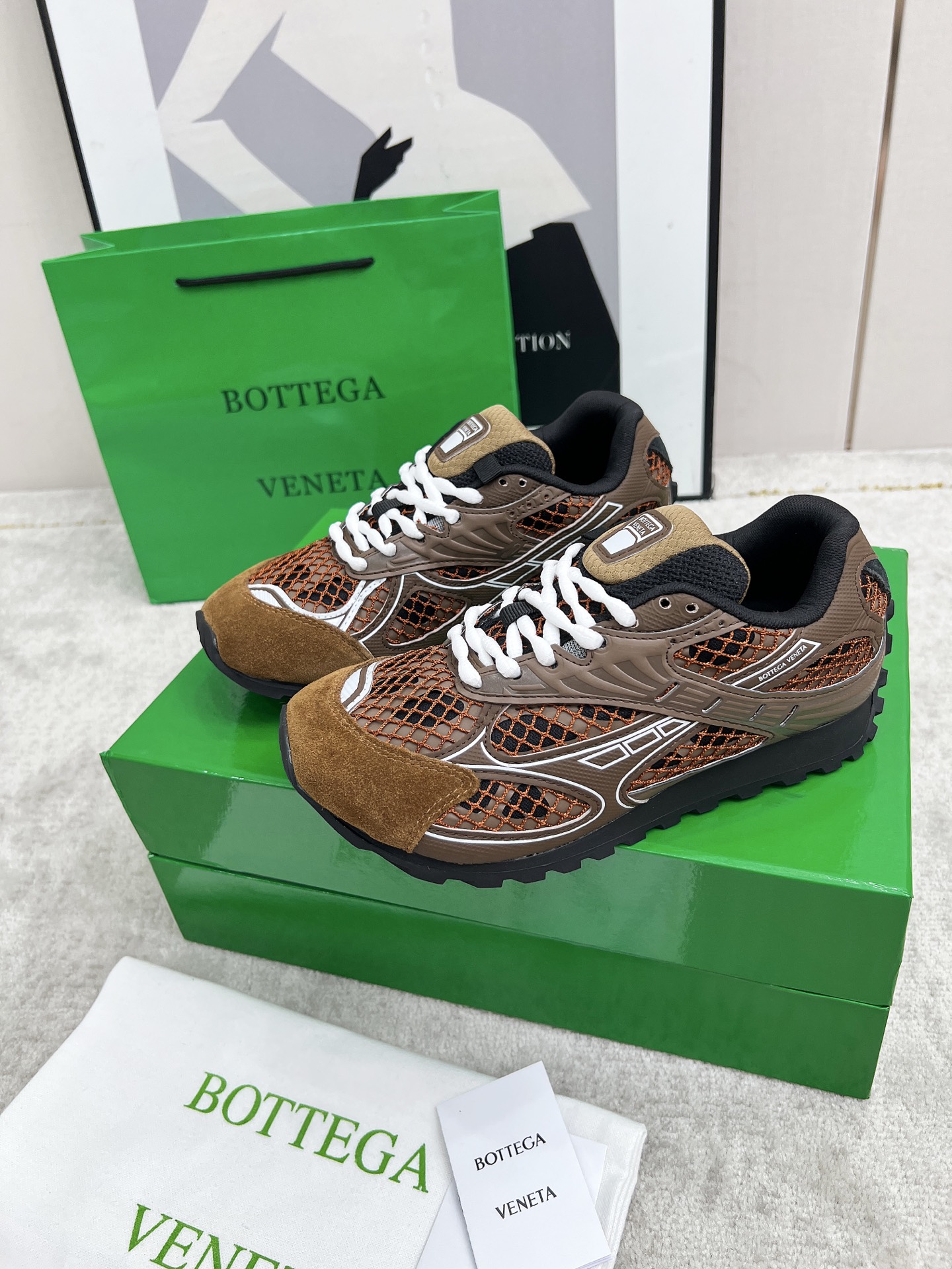 Bottega Veneta Male Sneakers Mesh 45-s