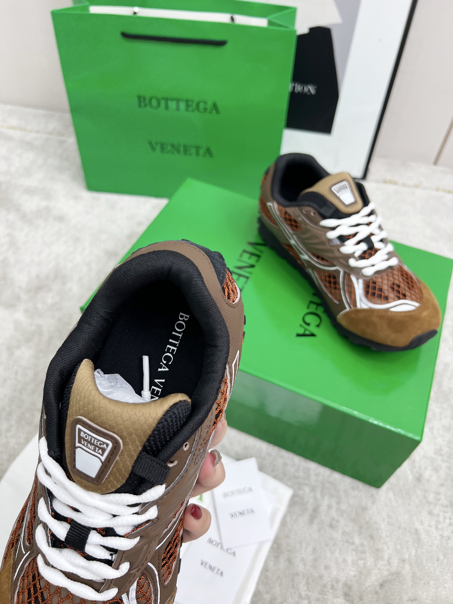 Bottega Veneta Male Sneakers Mesh 45-s