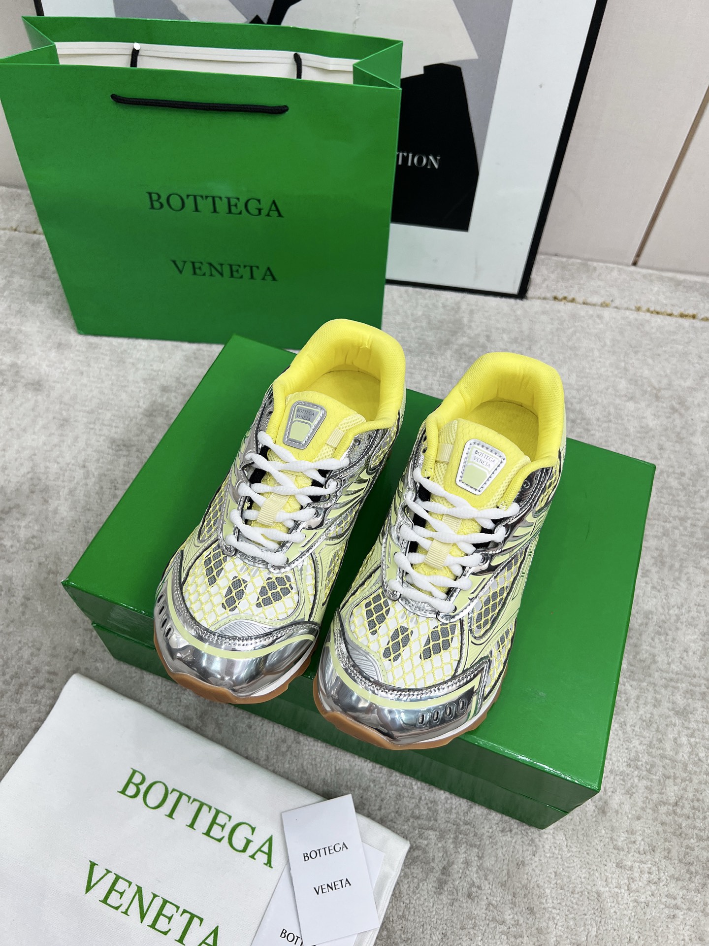 Bottega Veneta Male Sneakers Mesh 45-s