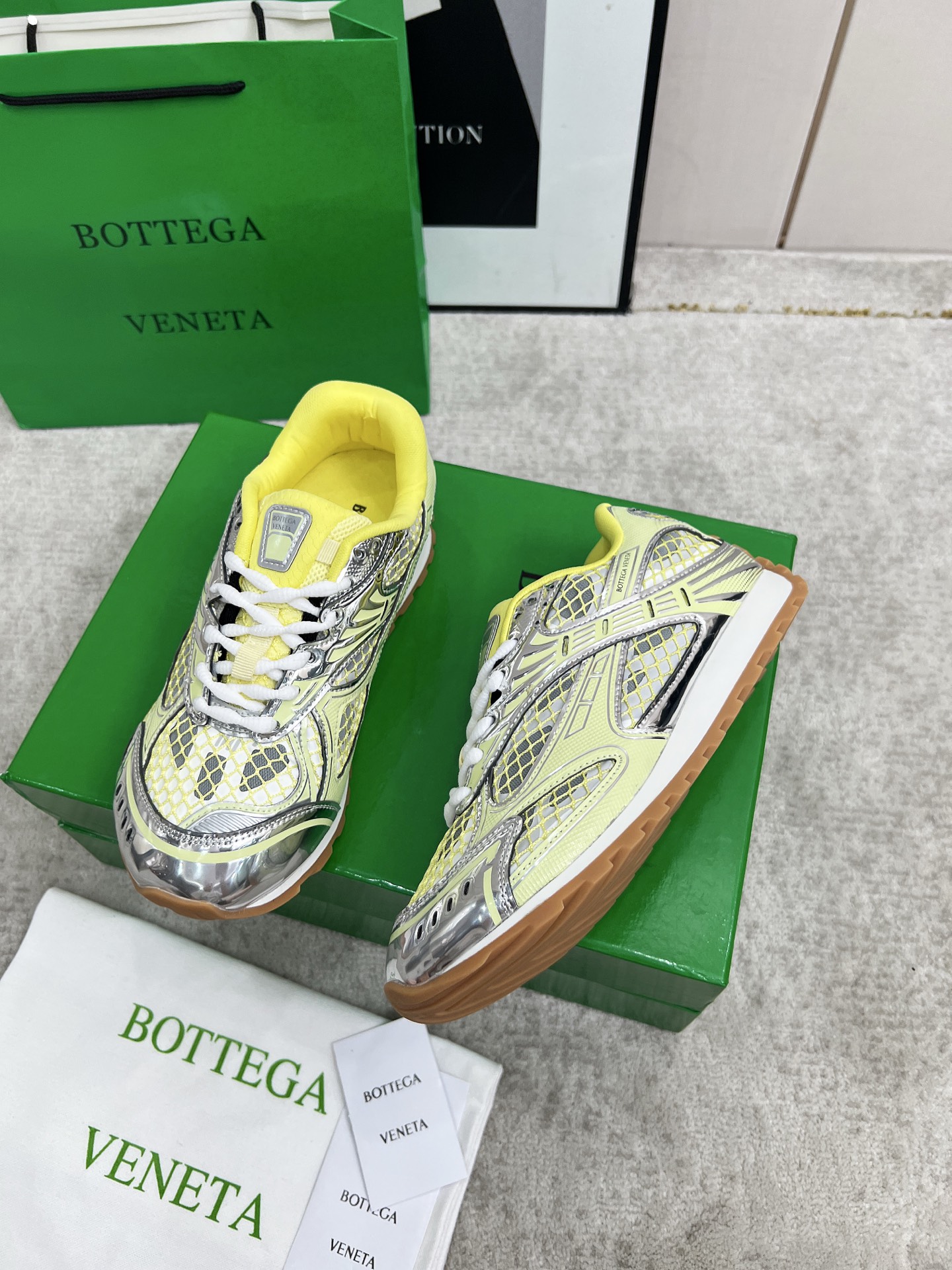 Bottega Veneta Male Sneakers Mesh 45-s