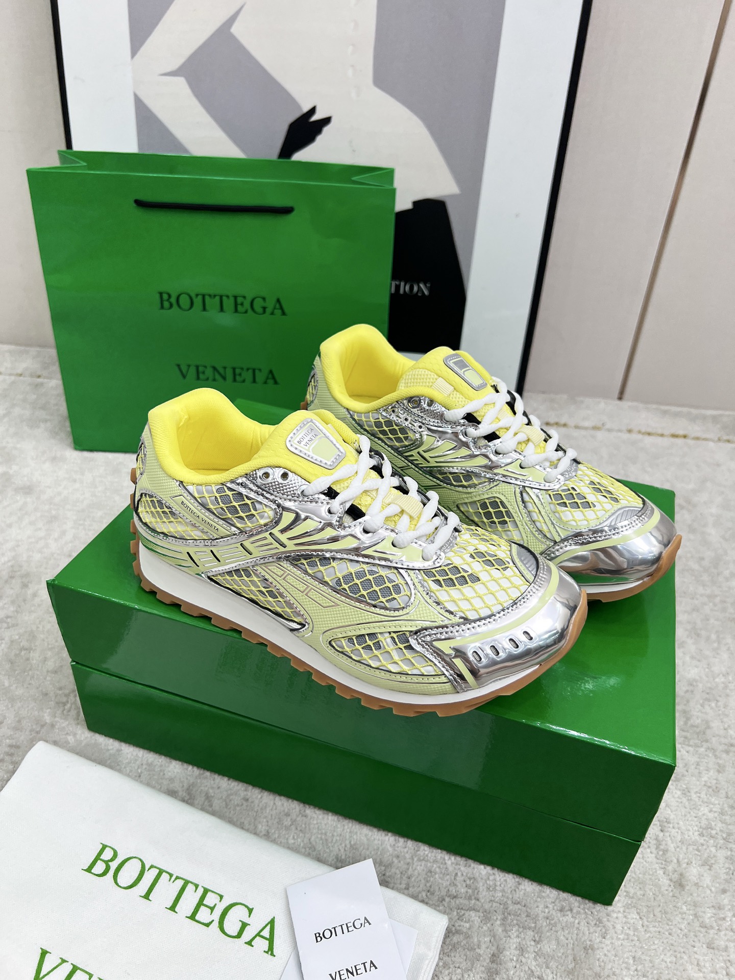 Bottega Veneta Male Sneakers Mesh 45-s