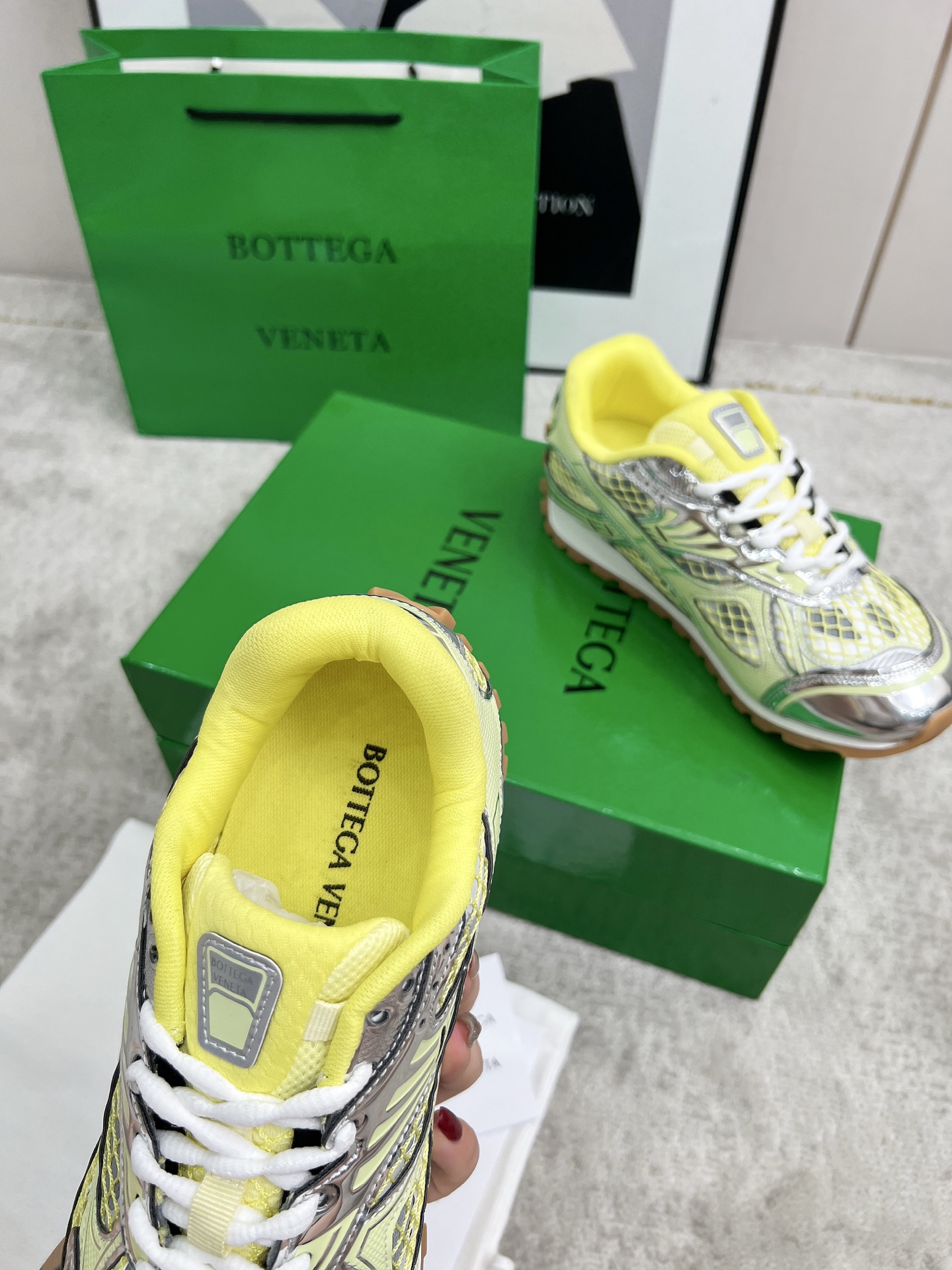 Bottega Veneta Male Sneakers Mesh 45-s
