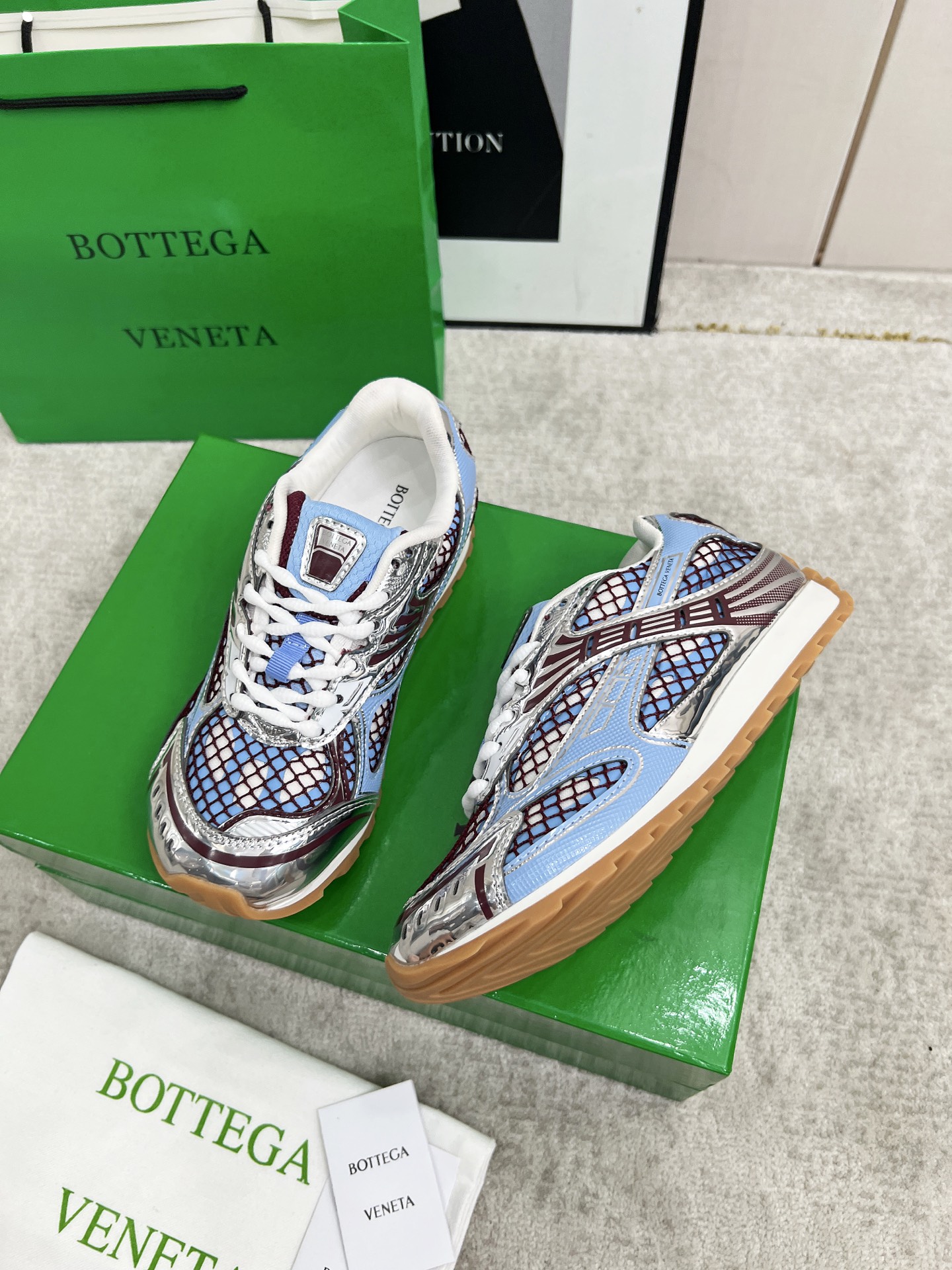 Bottega Veneta Male Sneakers Mesh 45-s