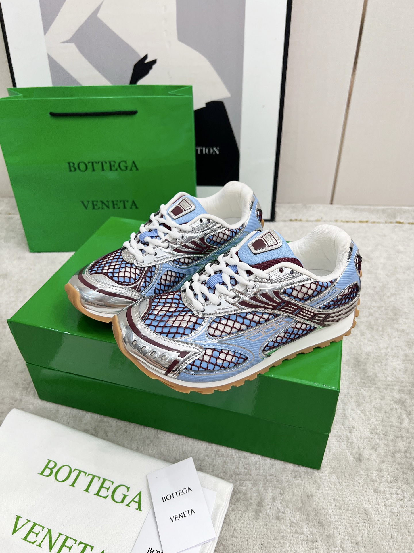 Bottega Veneta Male Sneakers Mesh 45-s