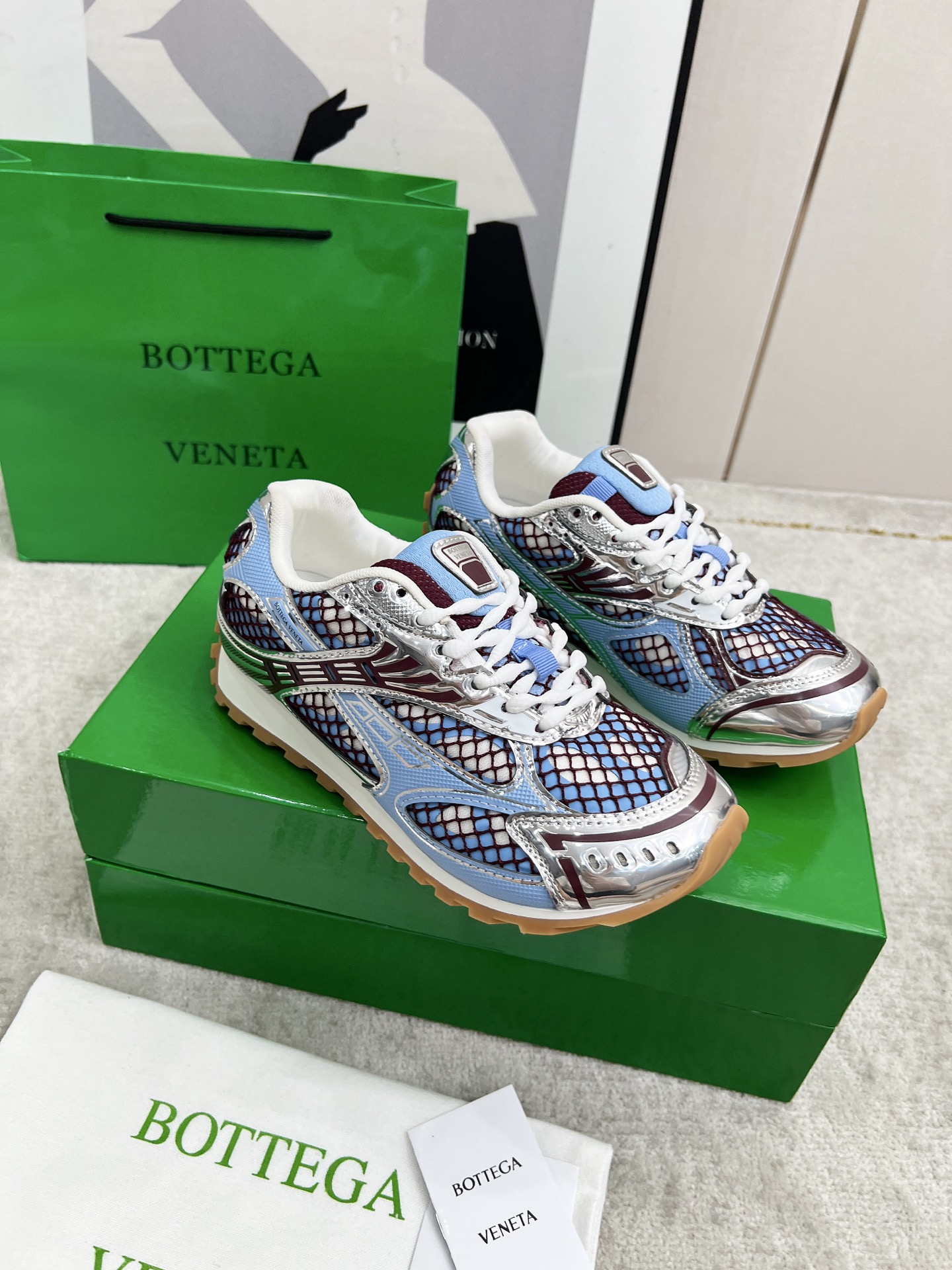 Bottega Veneta Male Sneakers Mesh 45-s