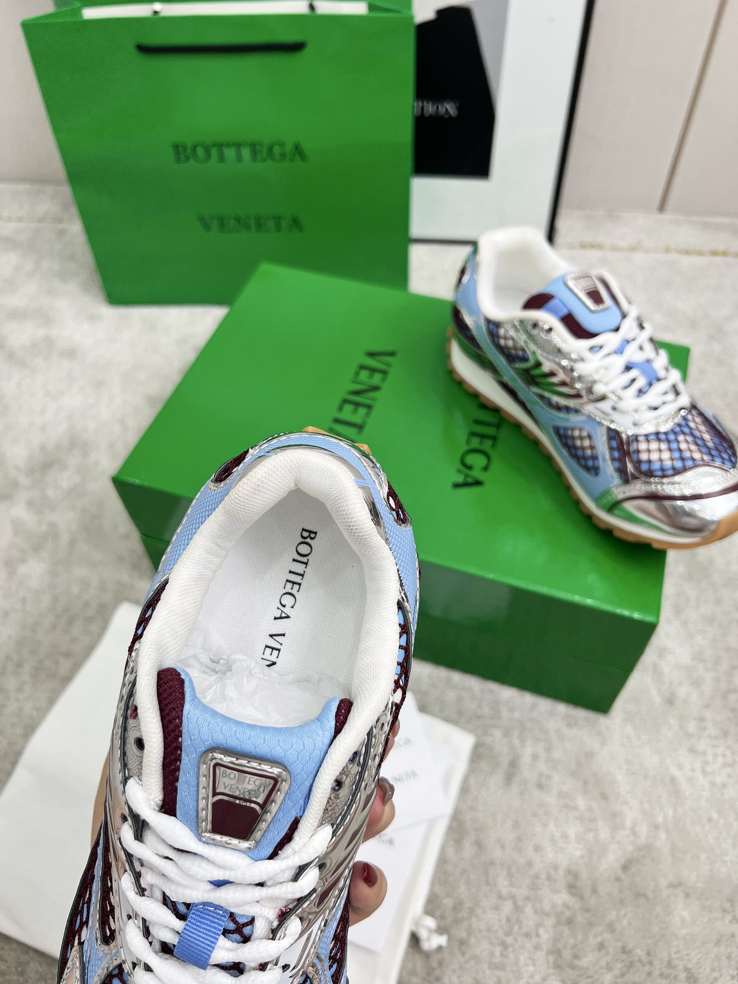 Bottega Veneta Male Sneakers Mesh 45-s