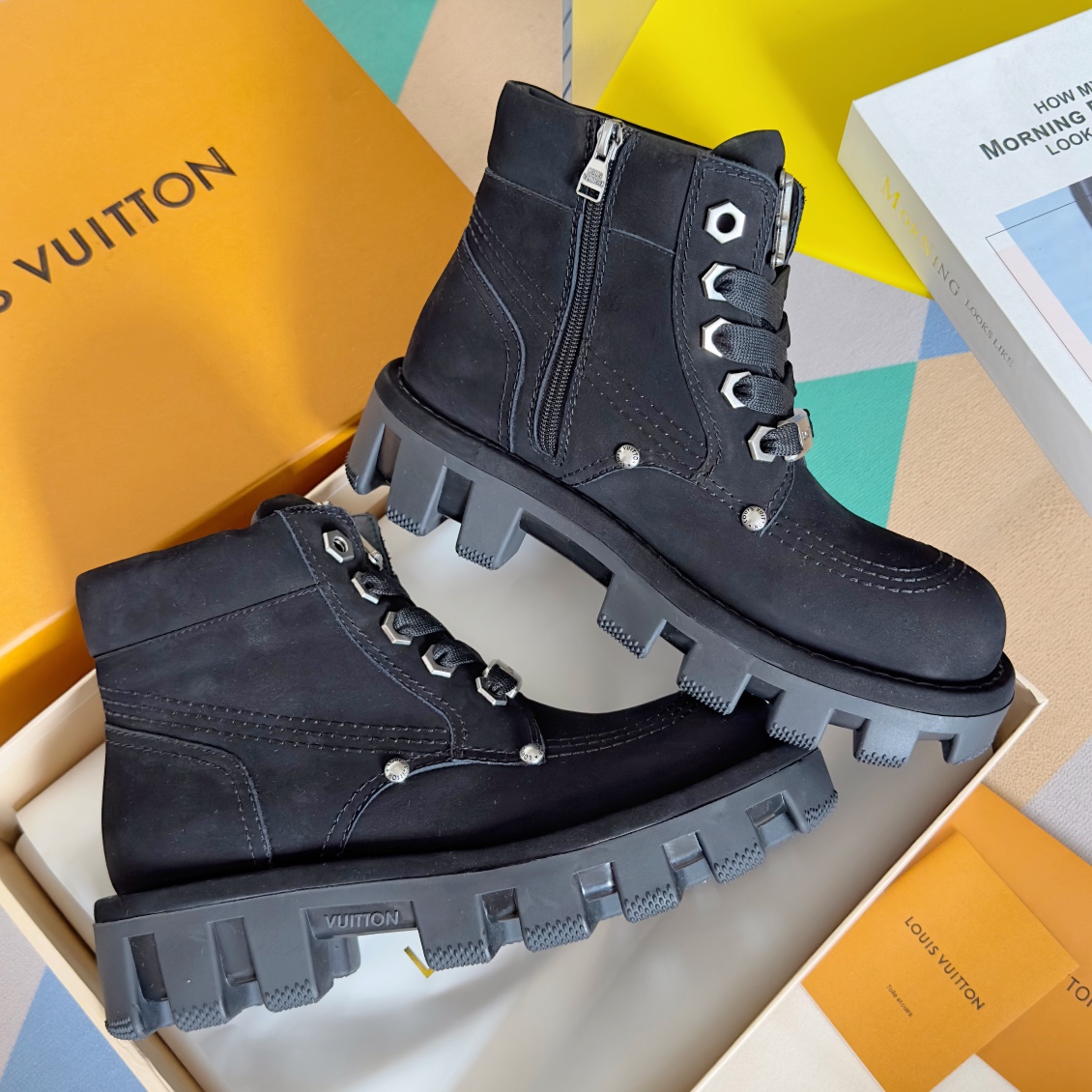Calvin Klein Dr. Martens Louis Vuitton Male Boots Cow Leather M-l-s