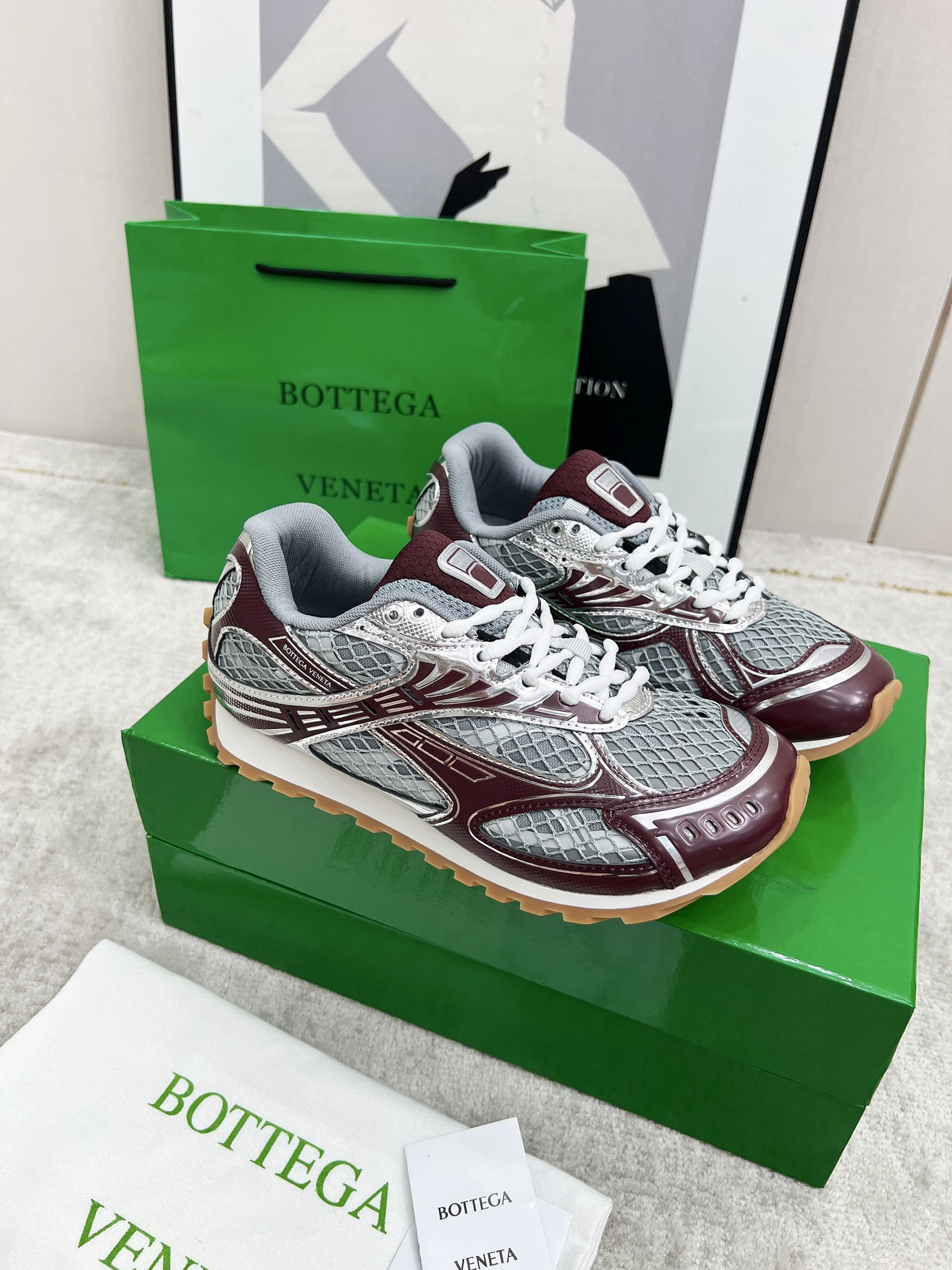 Bottega Veneta Male Sneakers Mesh 45-s