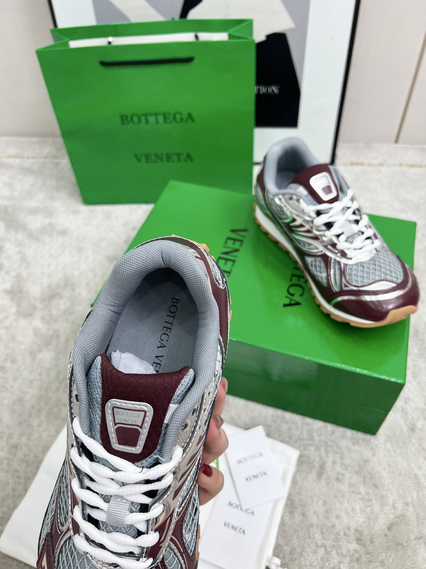 Bottega Veneta Male Sneakers Mesh 45-s