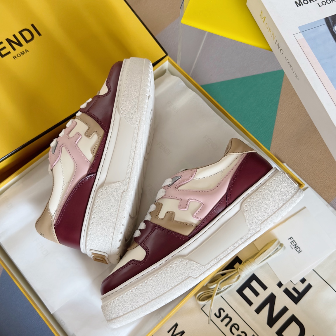 Fendi Louis Vuitton Male Sneakers Breathable M-l-s