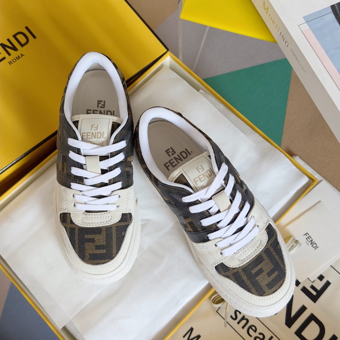 Fendi Louis Vuitton Male Sneakers Breathable M-l-s