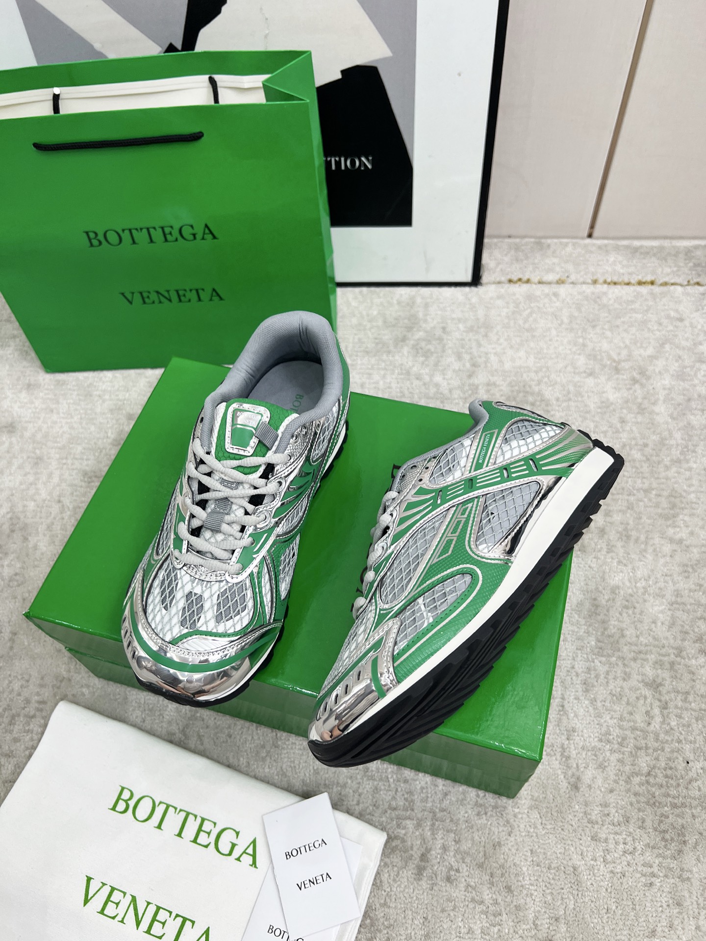 Bottega Veneta Male Sneakers Mesh 45-s