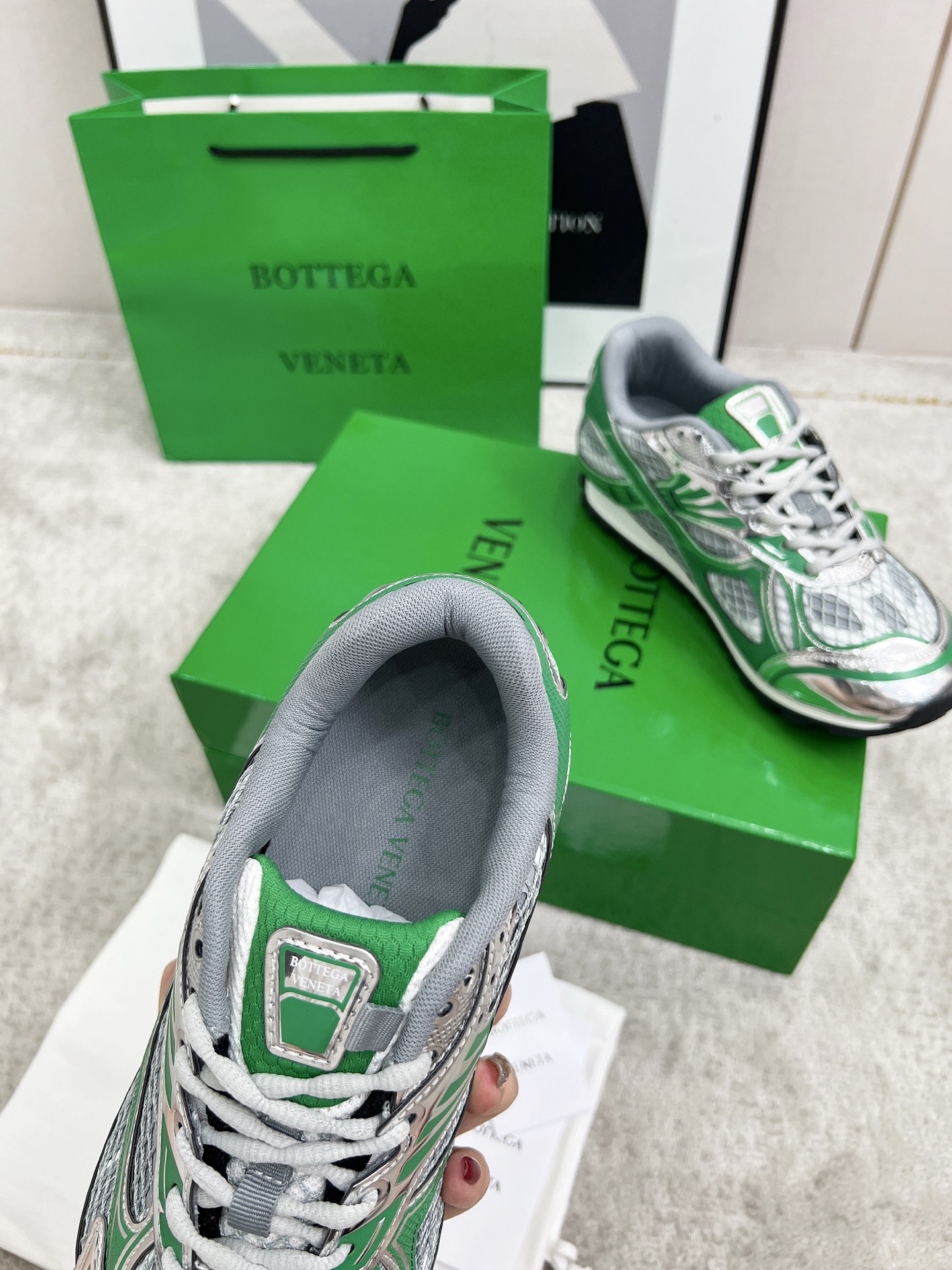 Bottega Veneta Male Sneakers Mesh 45-s