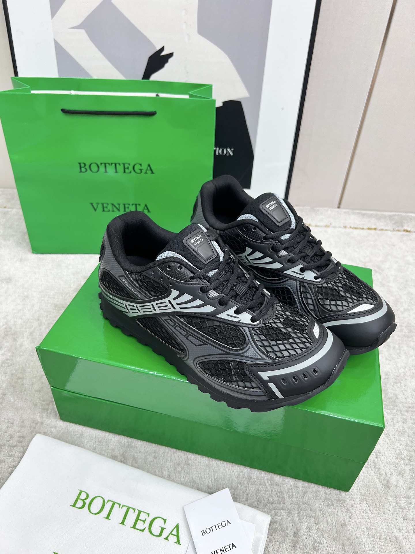 Bottega Veneta Male Sneakers Mesh 45-s